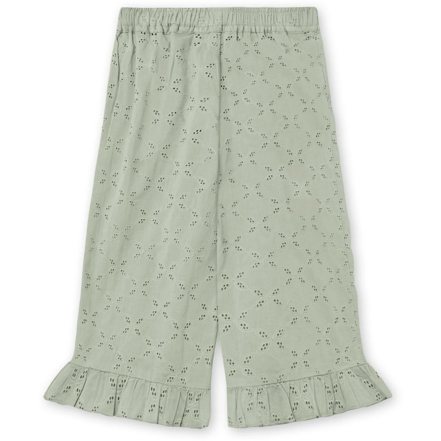 Fliink Aqua Gray Harper Ruffle Pants - Image 2