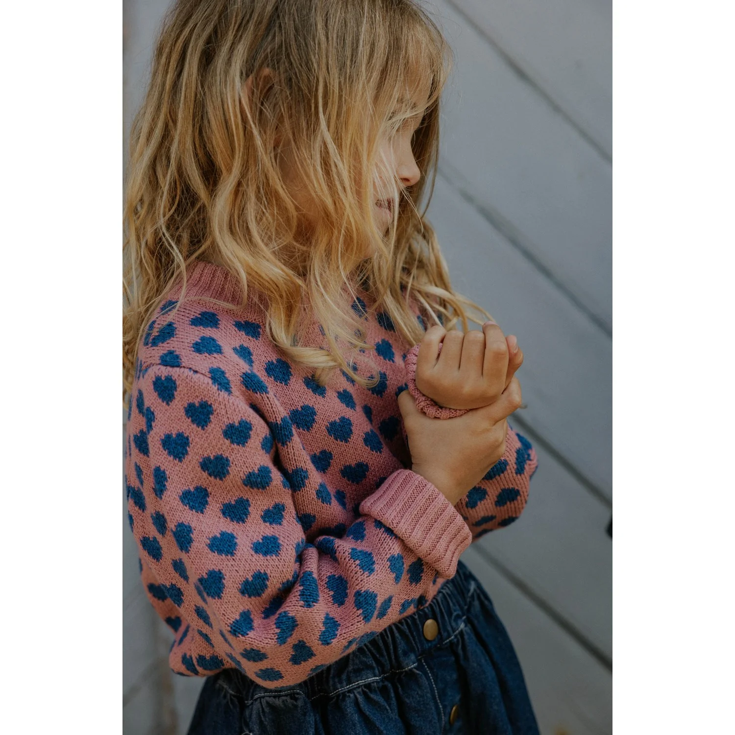 Fliink Ash Rose Janie Heart Pullover - Image 4