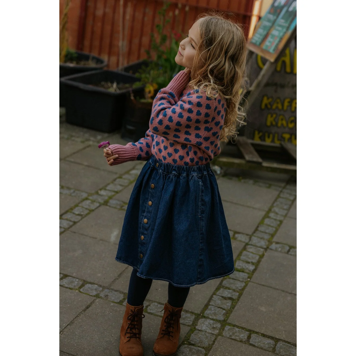 Fliink Ash Rose Janie Heart Pullover - Image 5