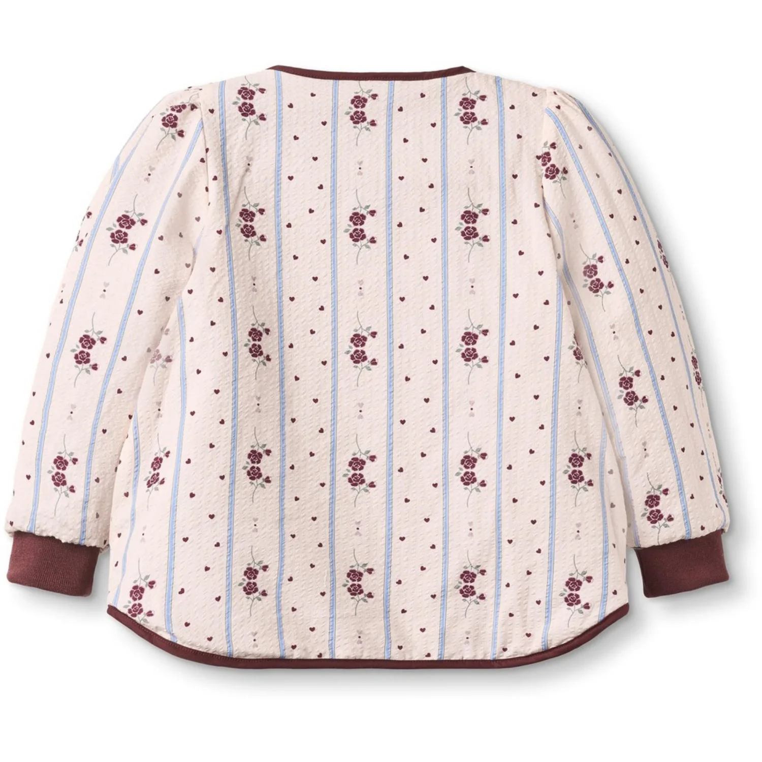 Fliink Burgendy Kota Reversible Flower Jacket - Image 6