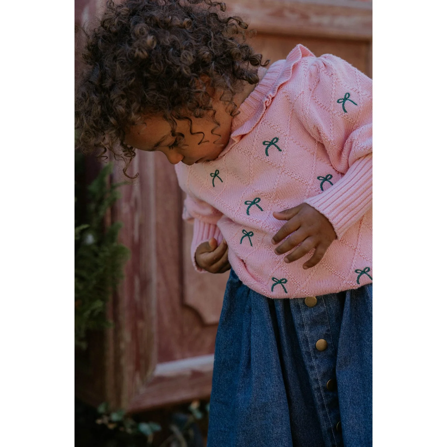 Fliink Candy Pink Lucie Bow Pullover - Image 3