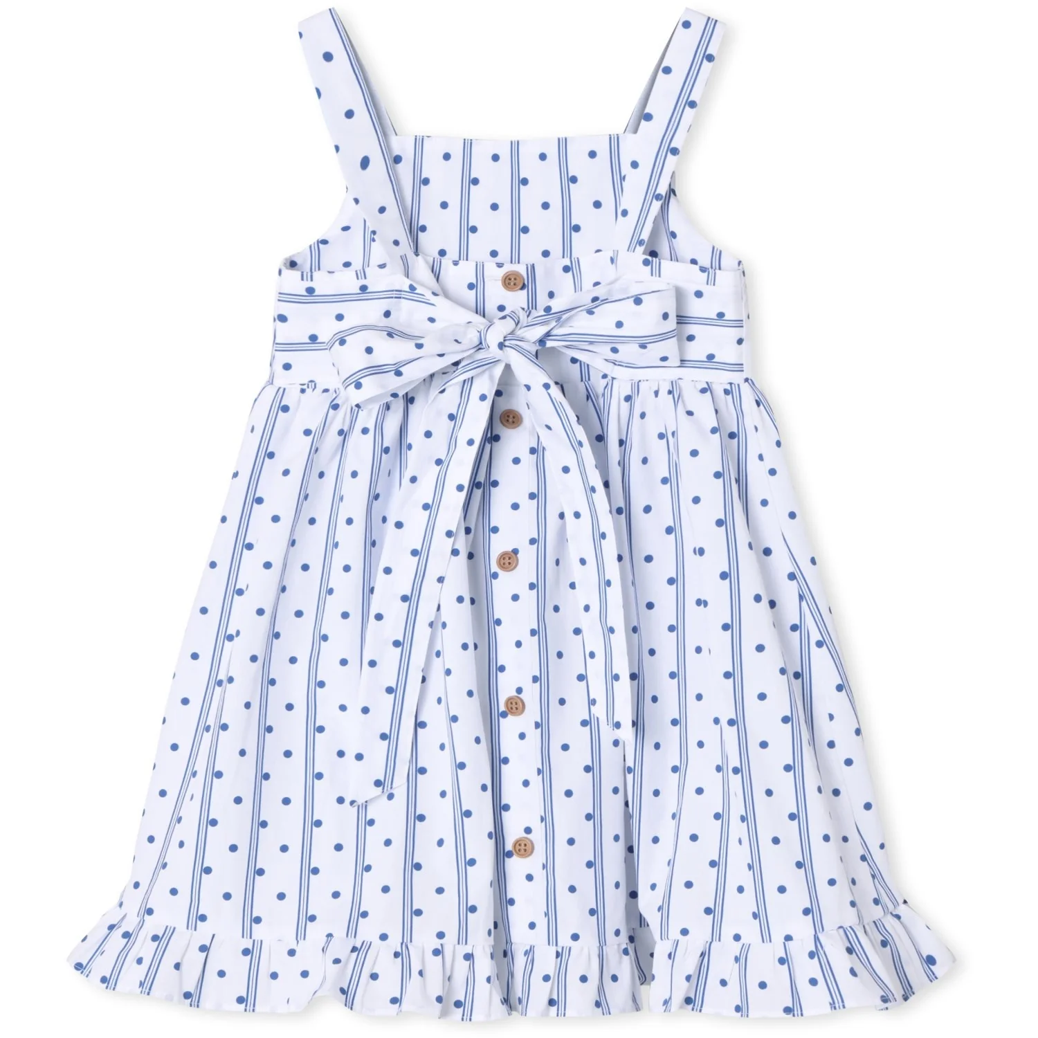 Fliink Cloud Dancer Dot Aop Polka Dress - Image 6