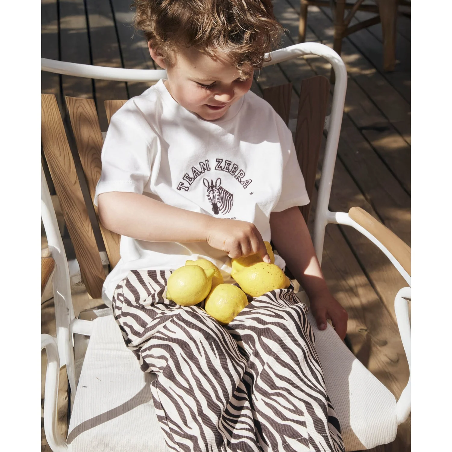 Fliink Cloud Dancer Sommer Zebra T-Shirt - Image 4