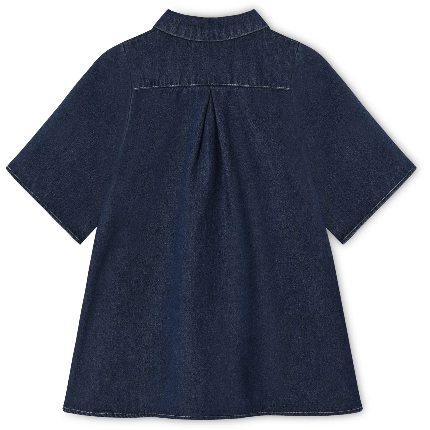 Fliink Dark Denim Blue Don Denim Ss Dress - Image 4