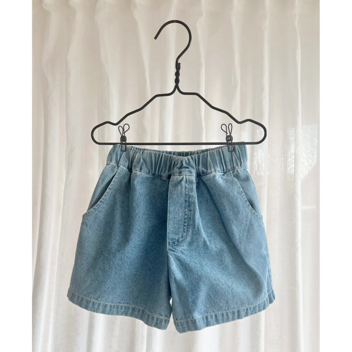 Fliink Light Denim Blue Don Denim Shorts - Image 8
