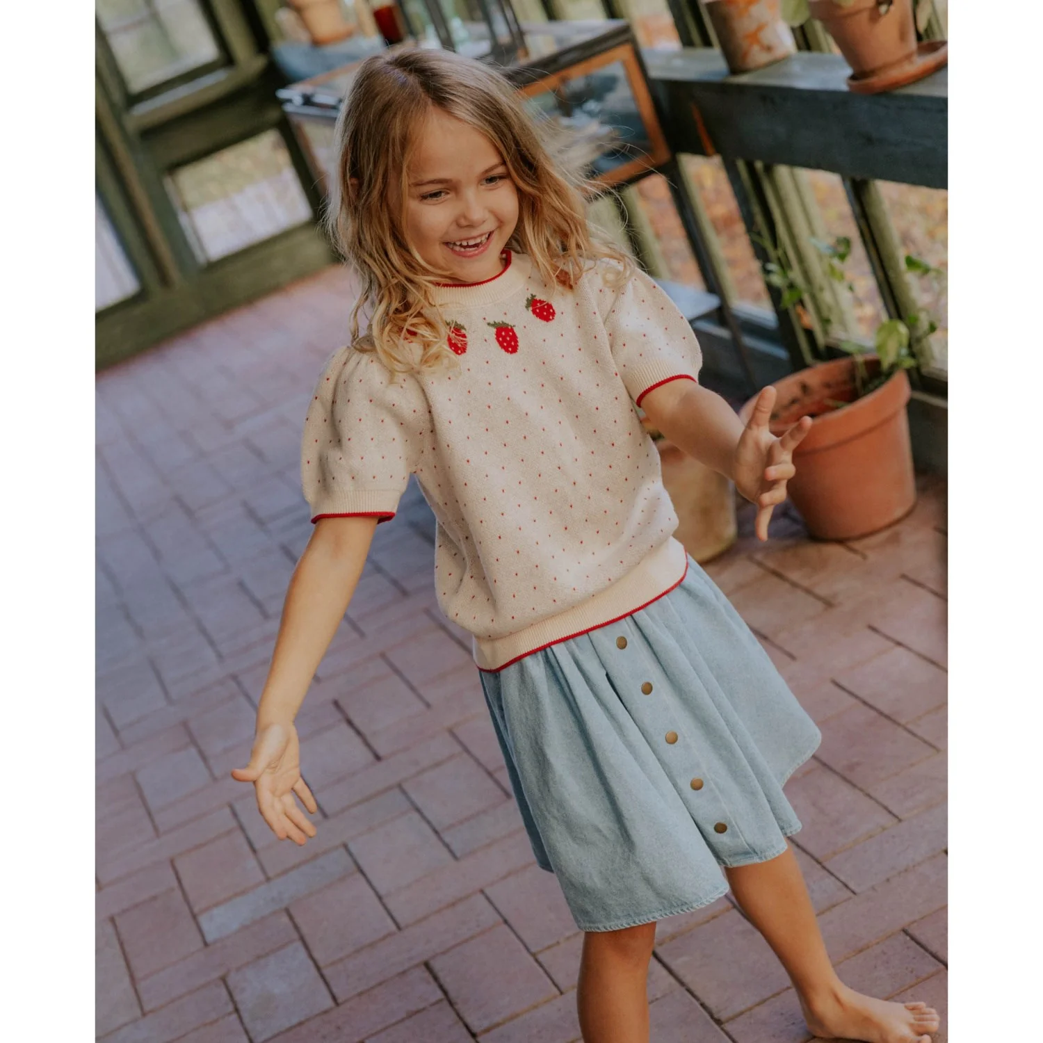 Fliink Light Denim Blue Don Denim Skirt - Image 2