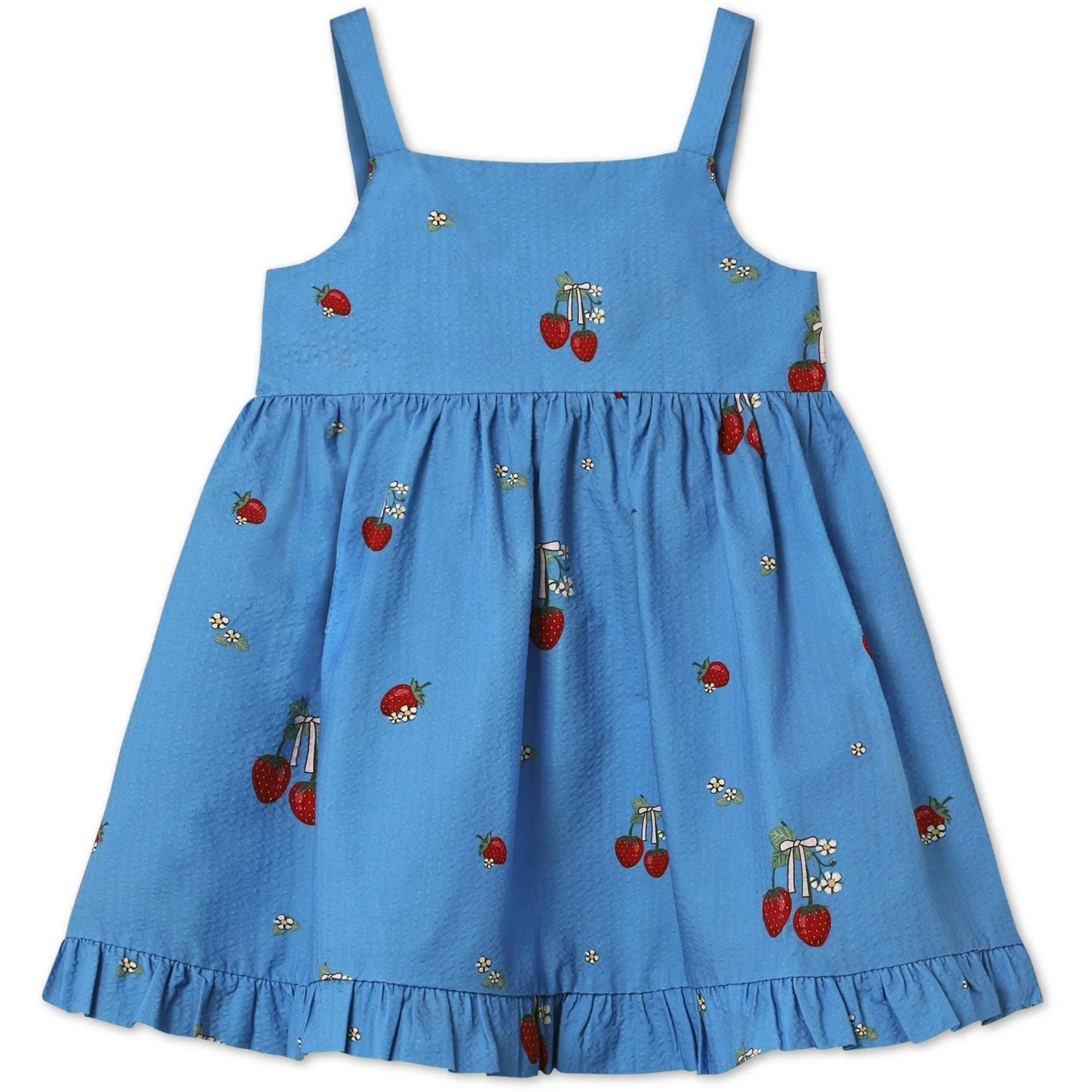 Fliink Marina Blue Aop Elma Strap Dress