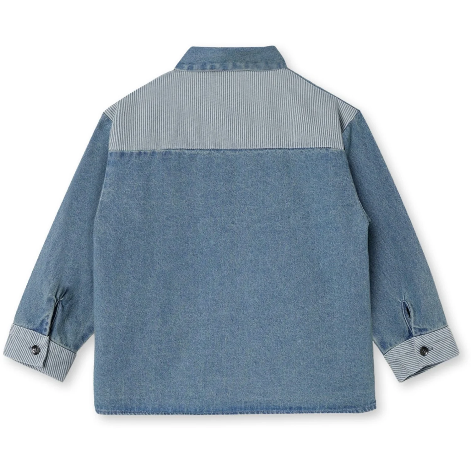 Fliink Medium Denim Blue Don Contrast Shirt - Image 2