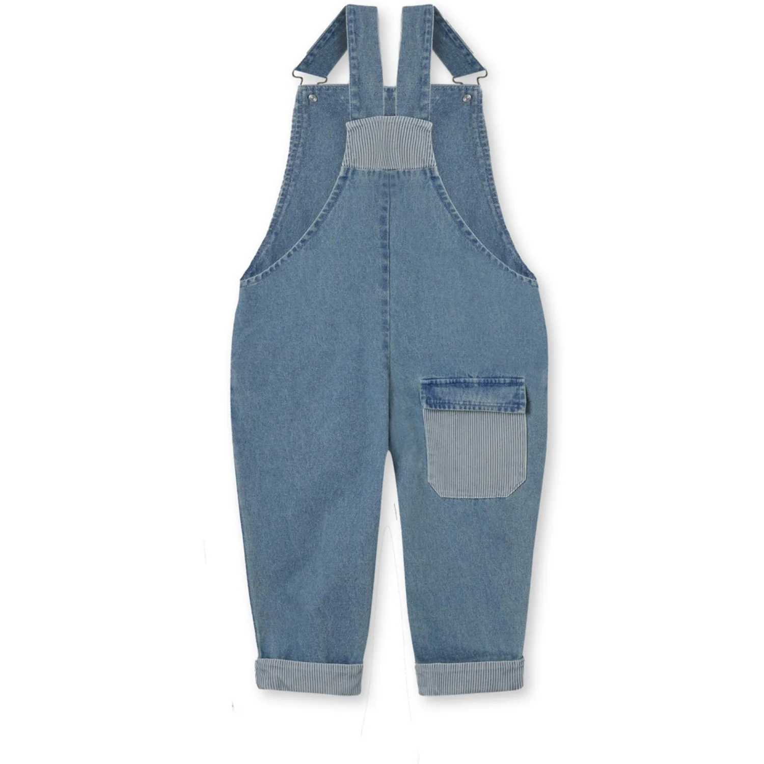 Fliink Medium Denim Blue Don Contrast Overall - Image 6