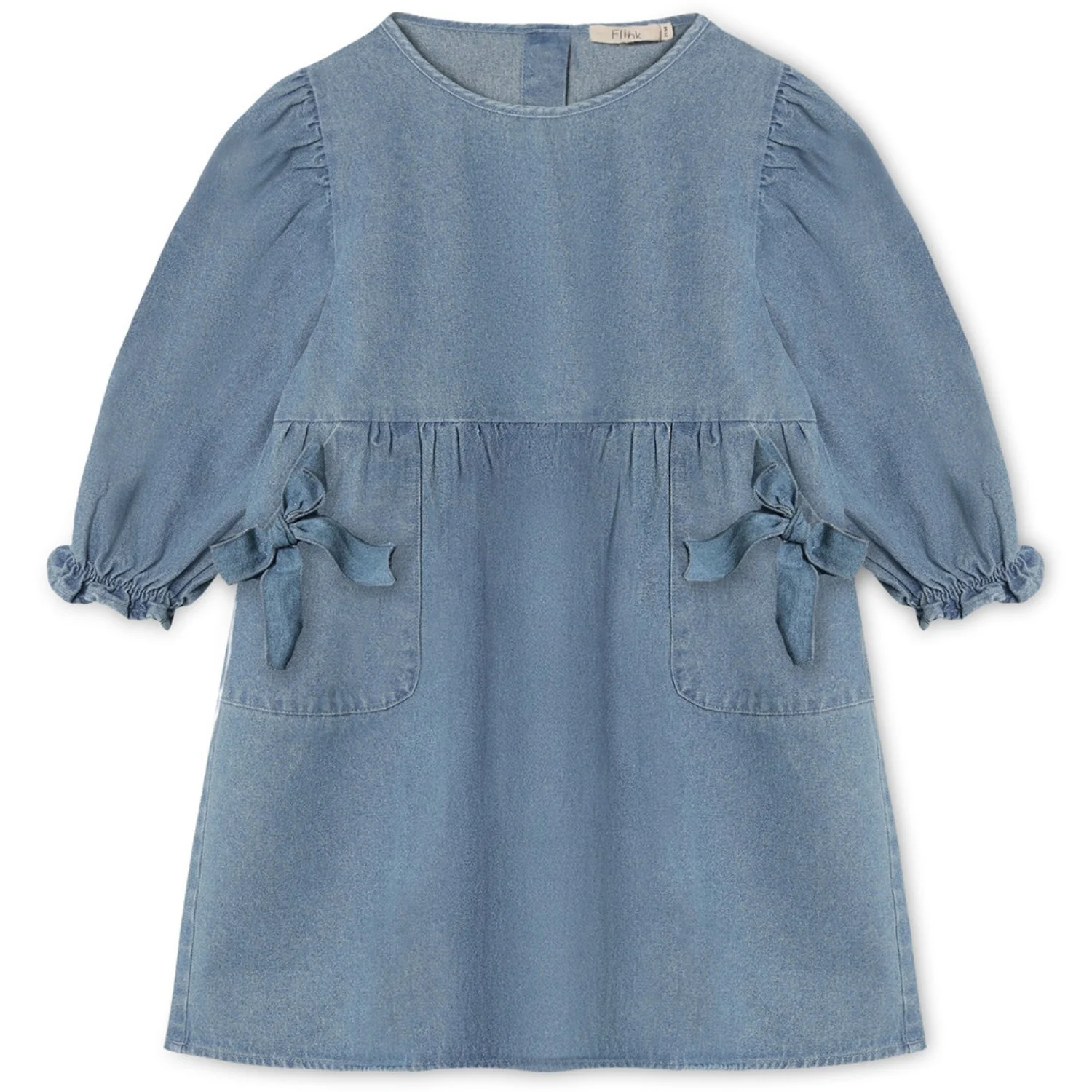 Fliink Medium Denim Blue Donny Ls Dress
