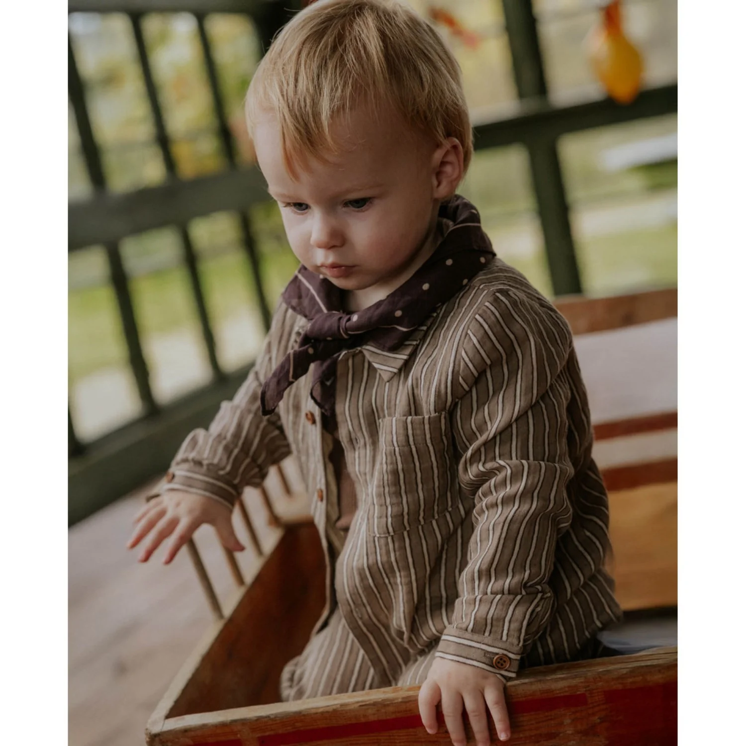 Fliink Pine Bark Stripe Elmo Pants - Image 2