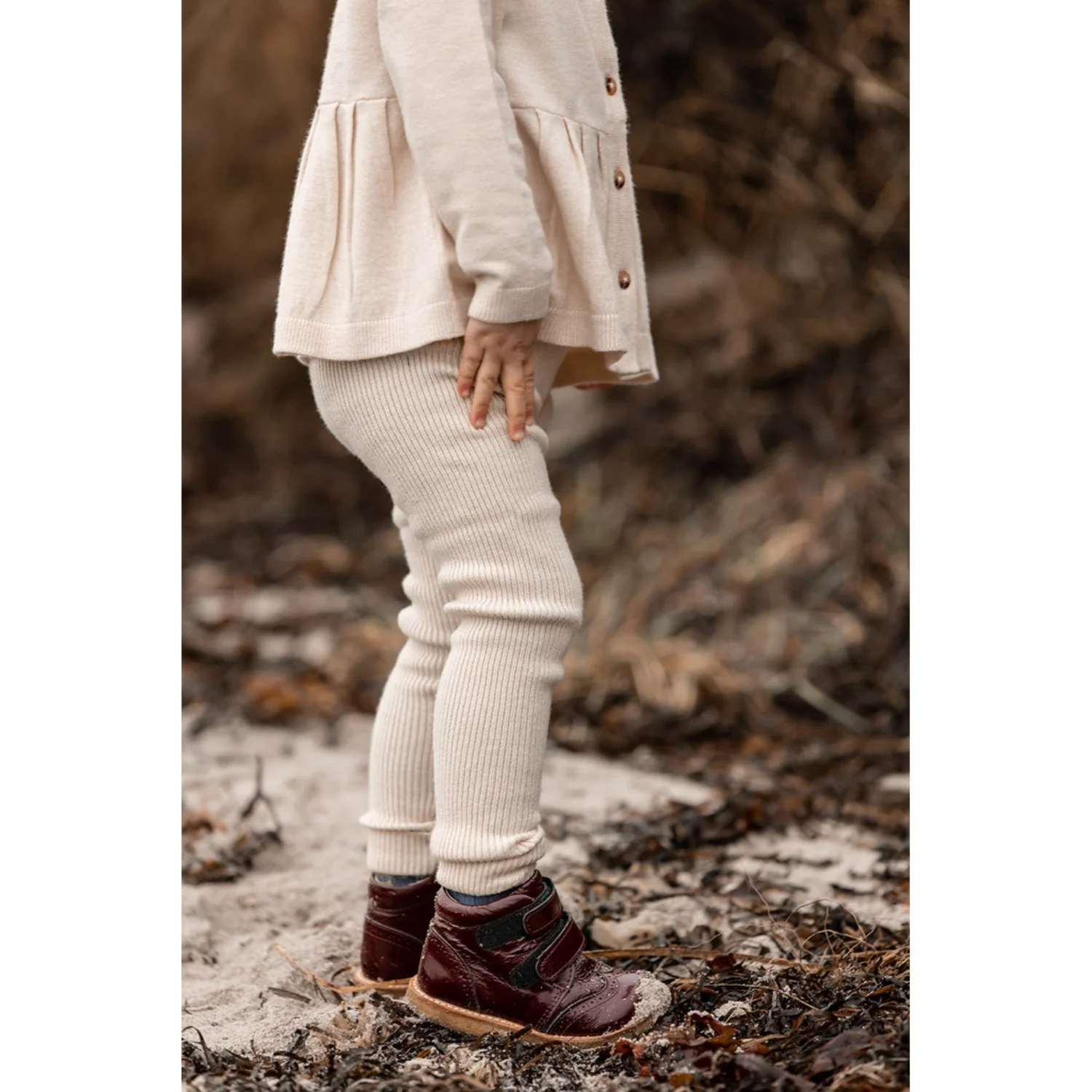 Fliink Sandshell Benna Rib Leggings - Image 2