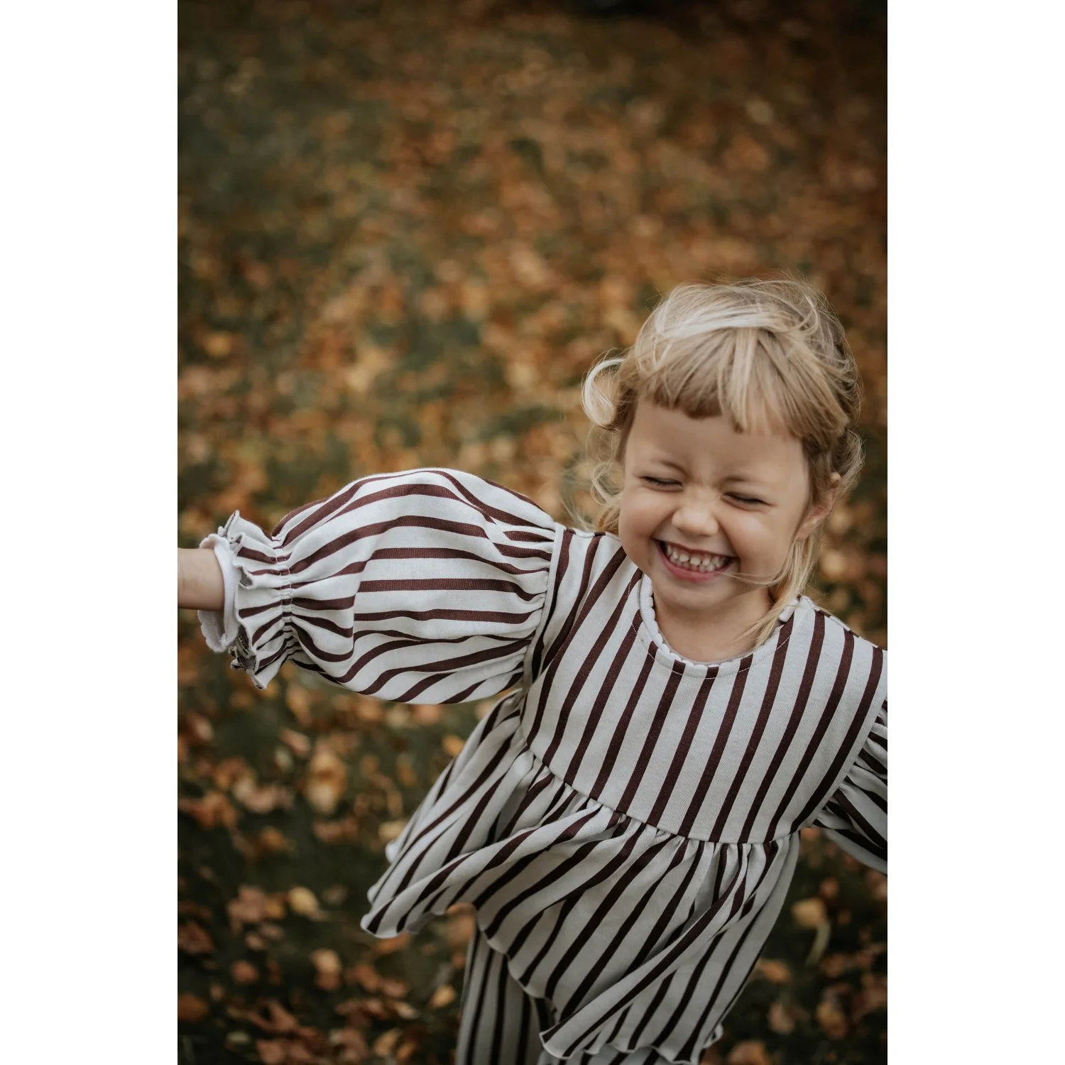 Fliink Sandshell Stripe Elly 3-4 Blouse - Image 2