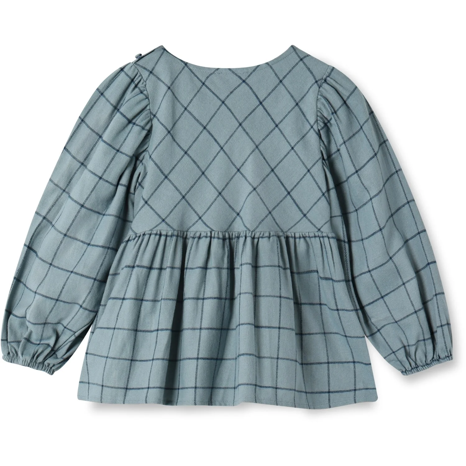 Fliink Slate Cody Check Blouse - Image 4