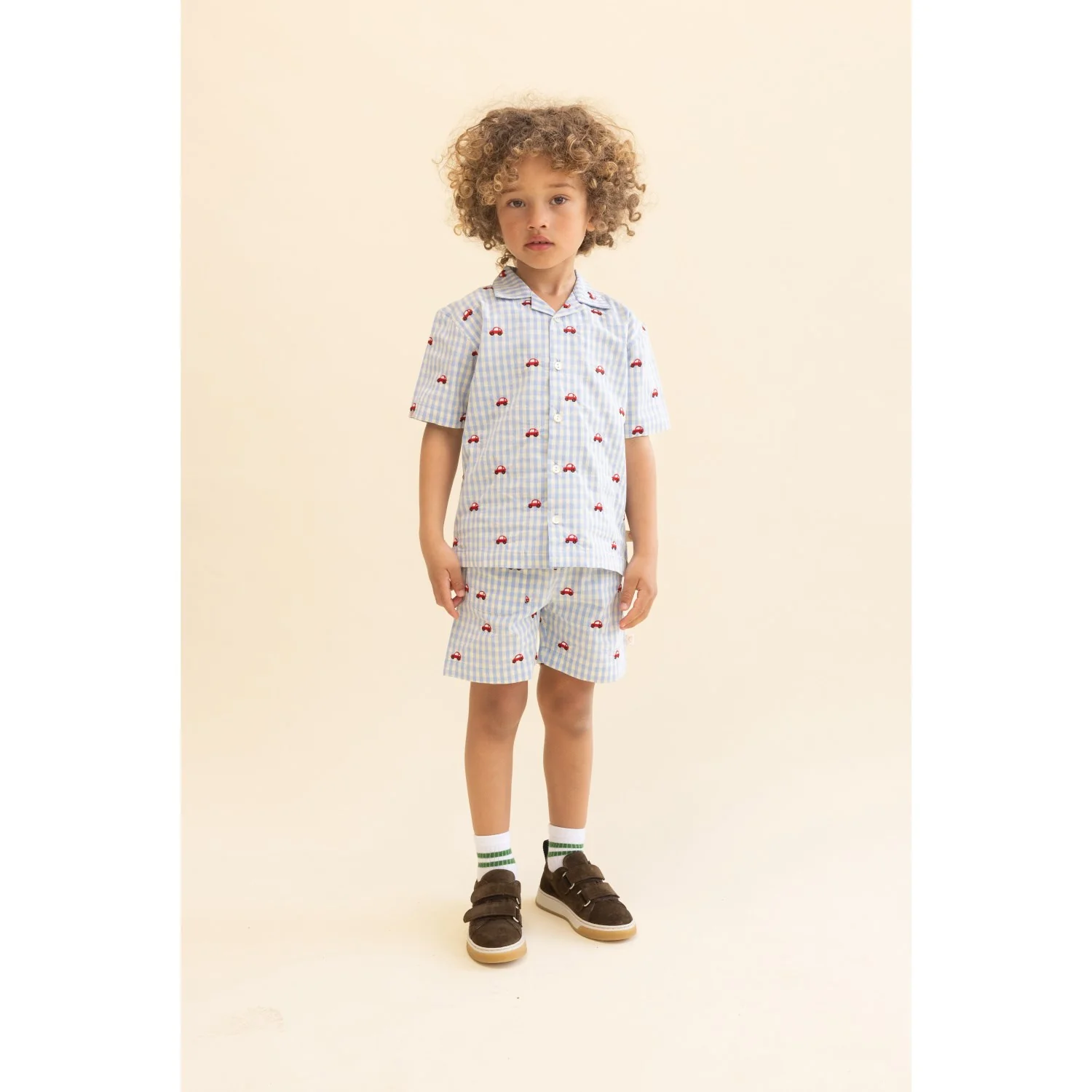 Flöss Blue Gingham Albert Shirt - Image 2