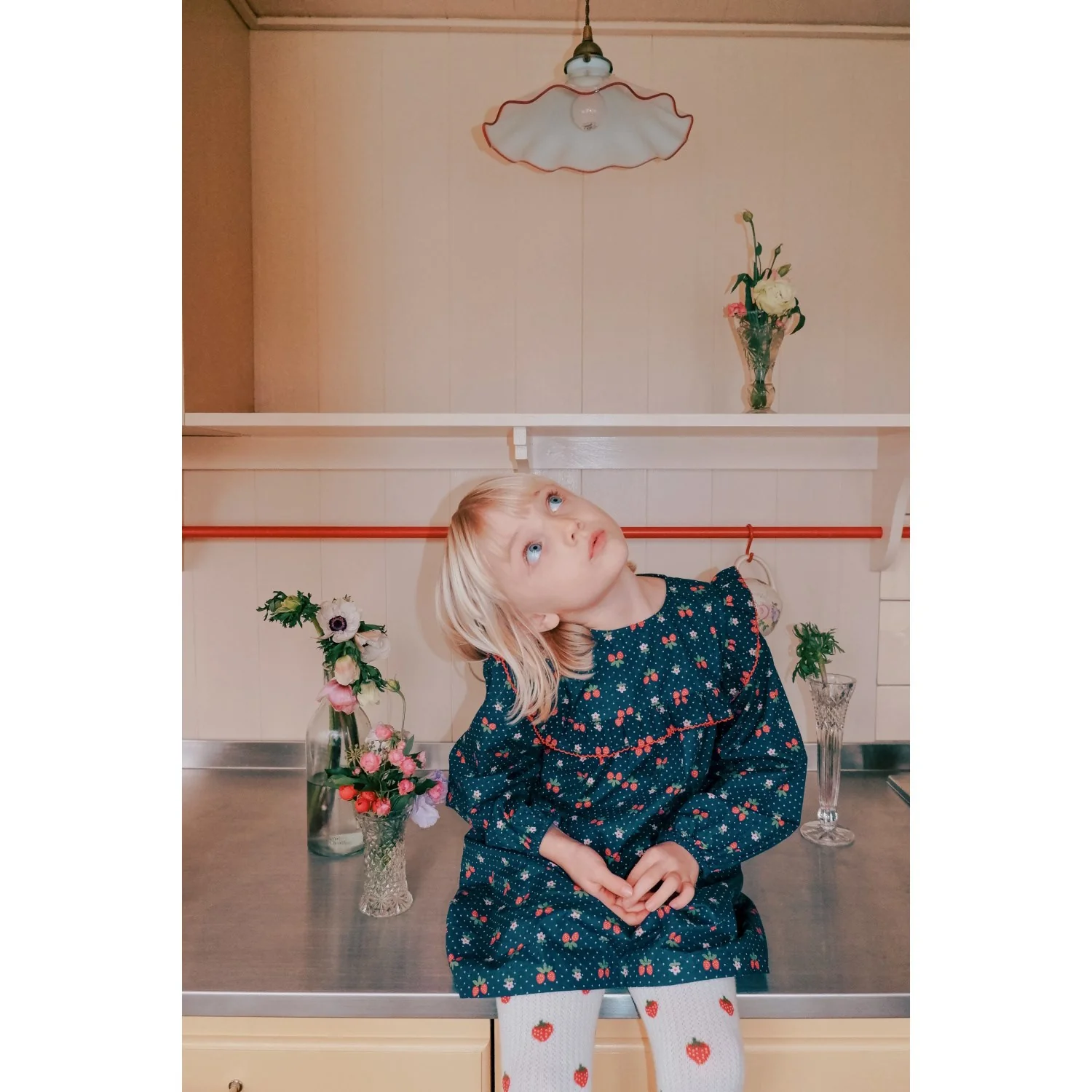 Flöss Navy Space Berry Sofia Dress - Image 2