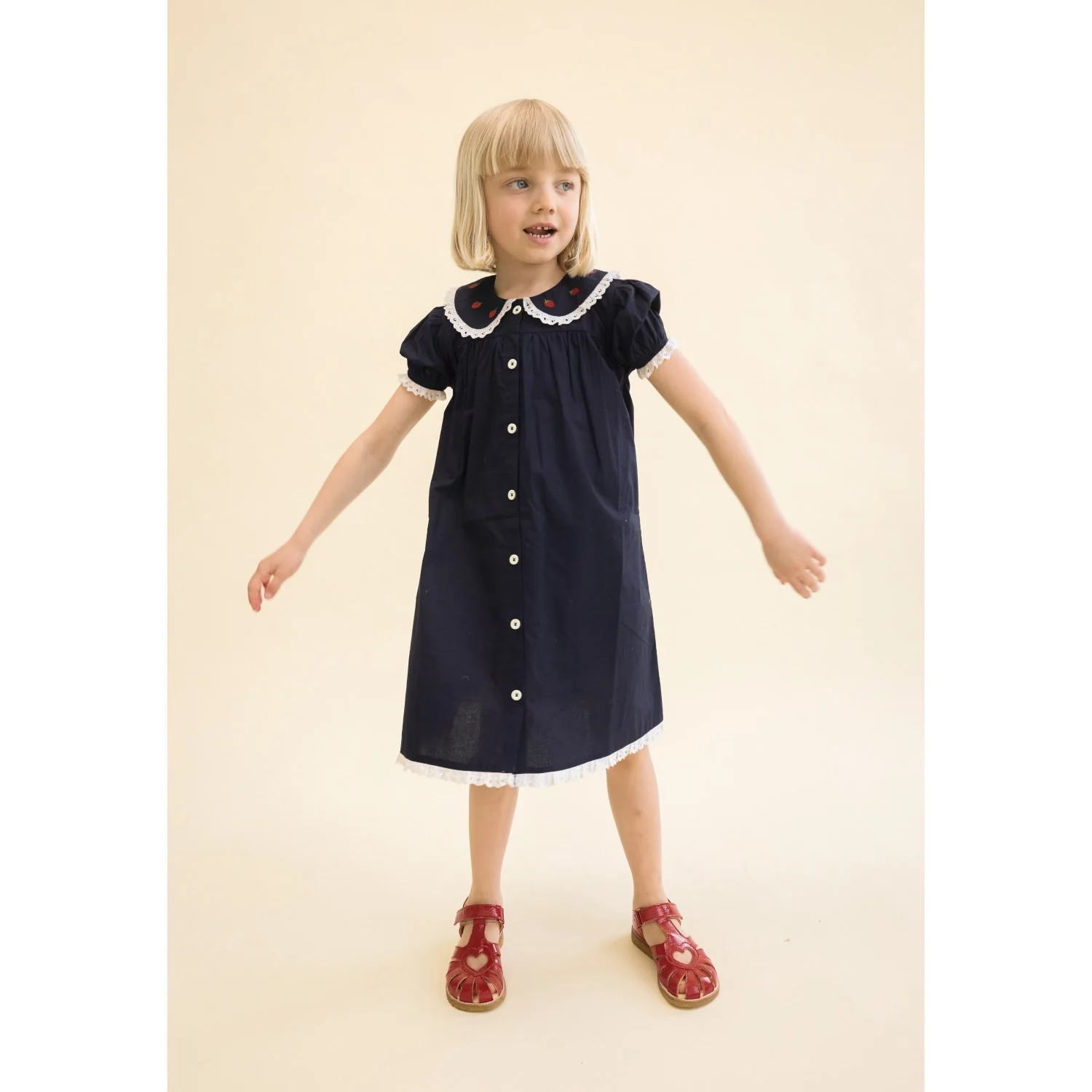 Flöss New Navy Aja Dress - Image 4