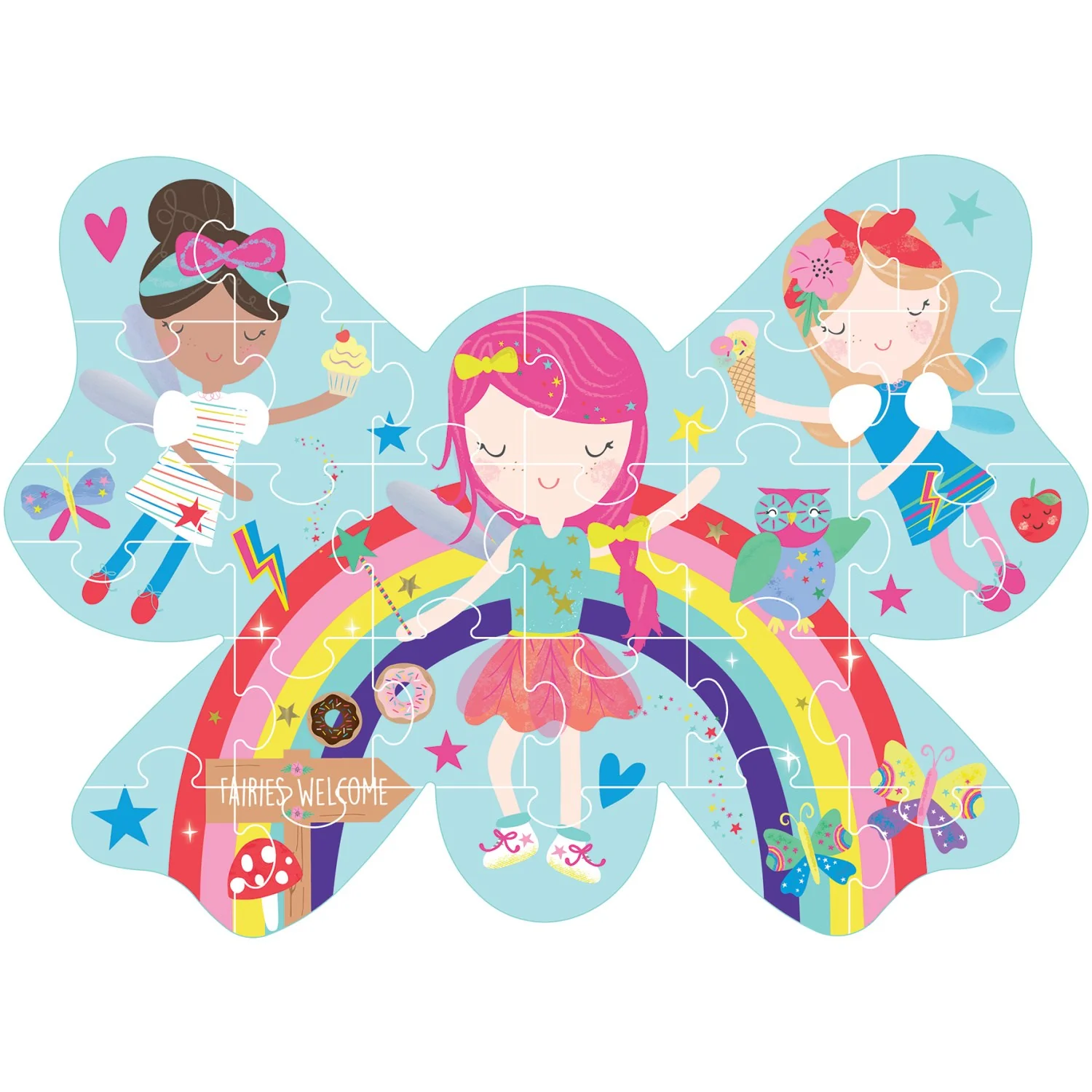 Floss & Rock Puslespil I Facon 30 Stk. - Rainbow Fairy - Image 3