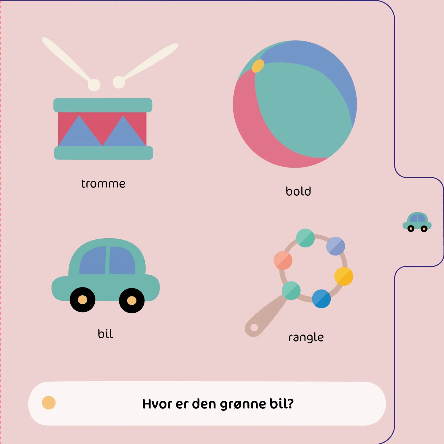 Forlaget Tukan Babys Verden: Mine Første Ord M/faneblade - Image 2
