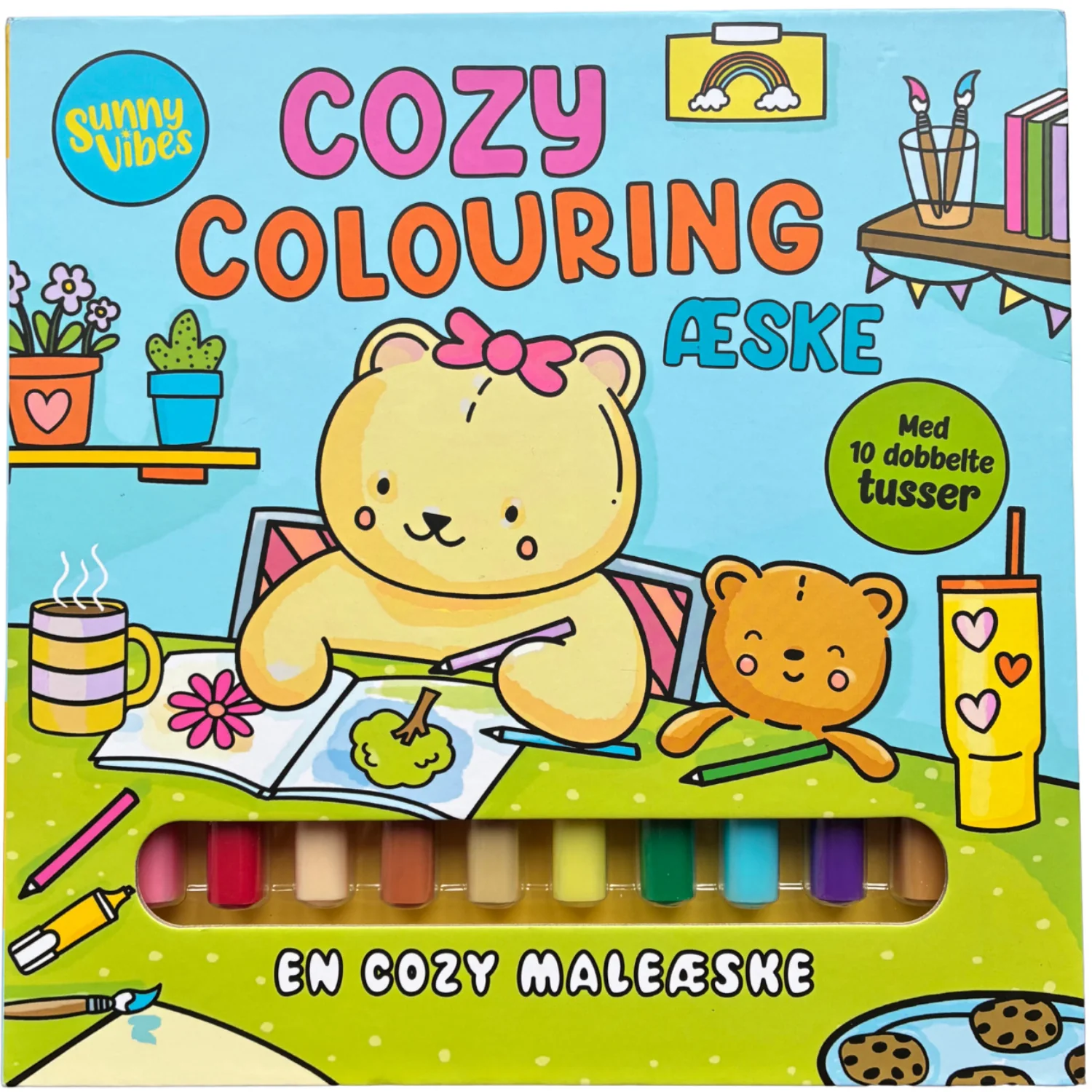 Forlaget Tukan Sunny Vibes: Cozy Colouring Box
