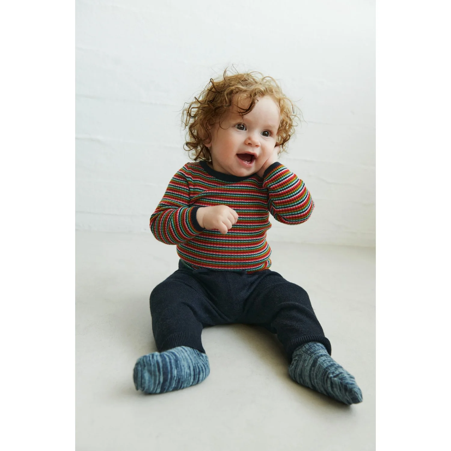 FUB Dark Navy Baby Leggings - Image 2