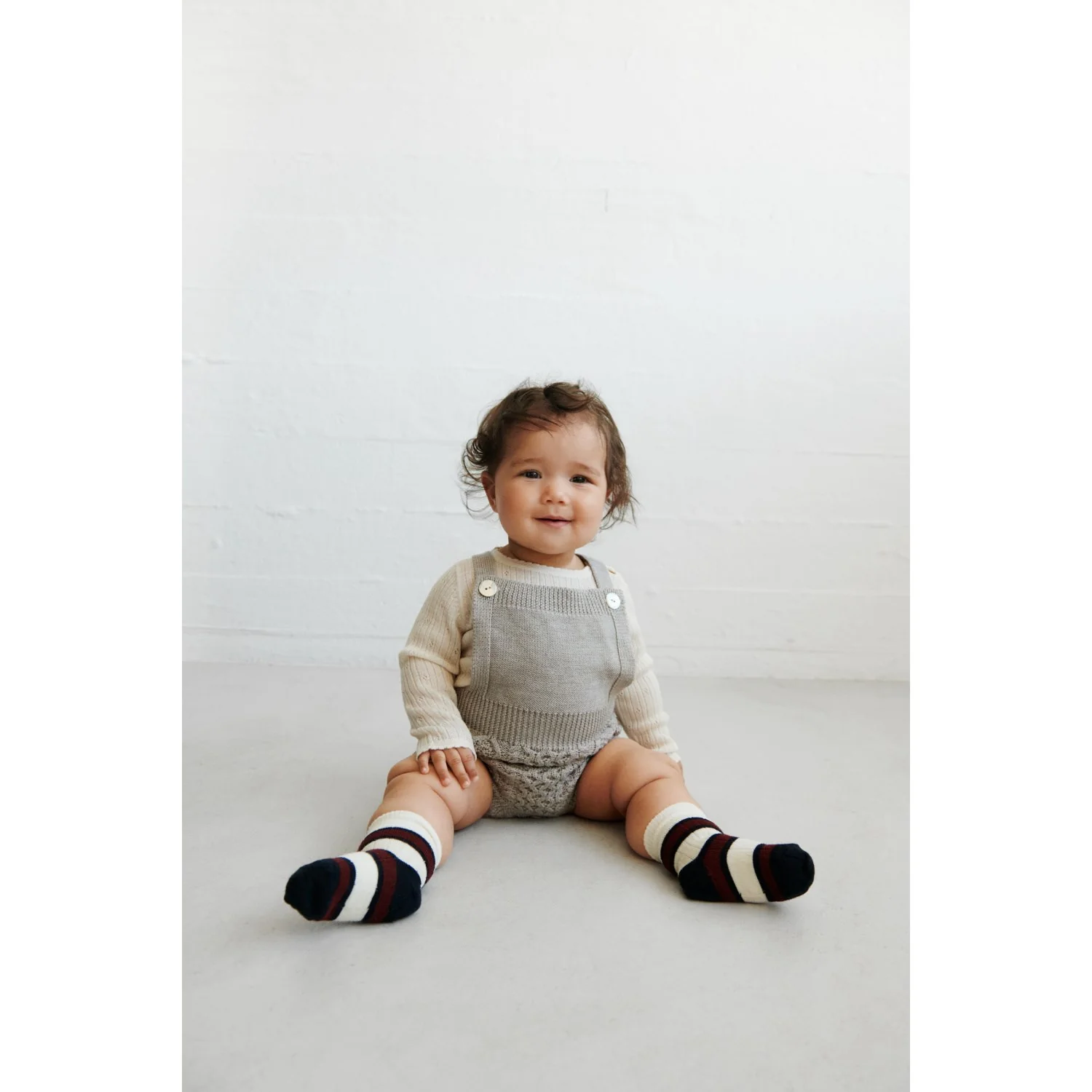 FUB Ecru 2-Pack Two-tone Stripe Socks - Image 2
