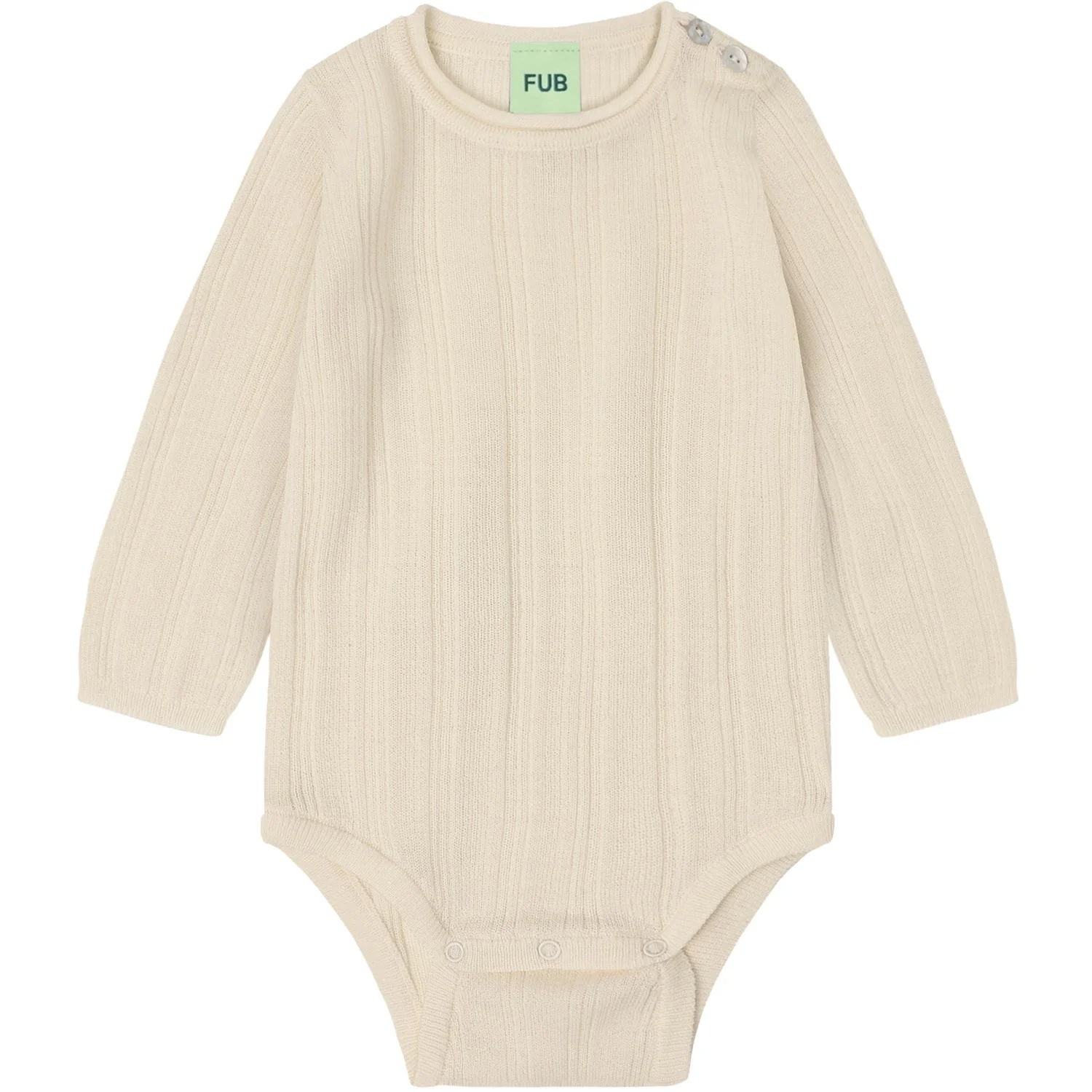FUB Ecru Baby Rib Body