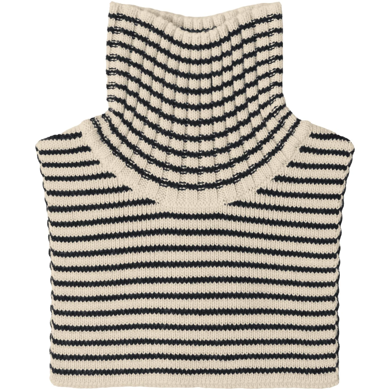 FUB Ecru/Dark Navy Neckwarmer
