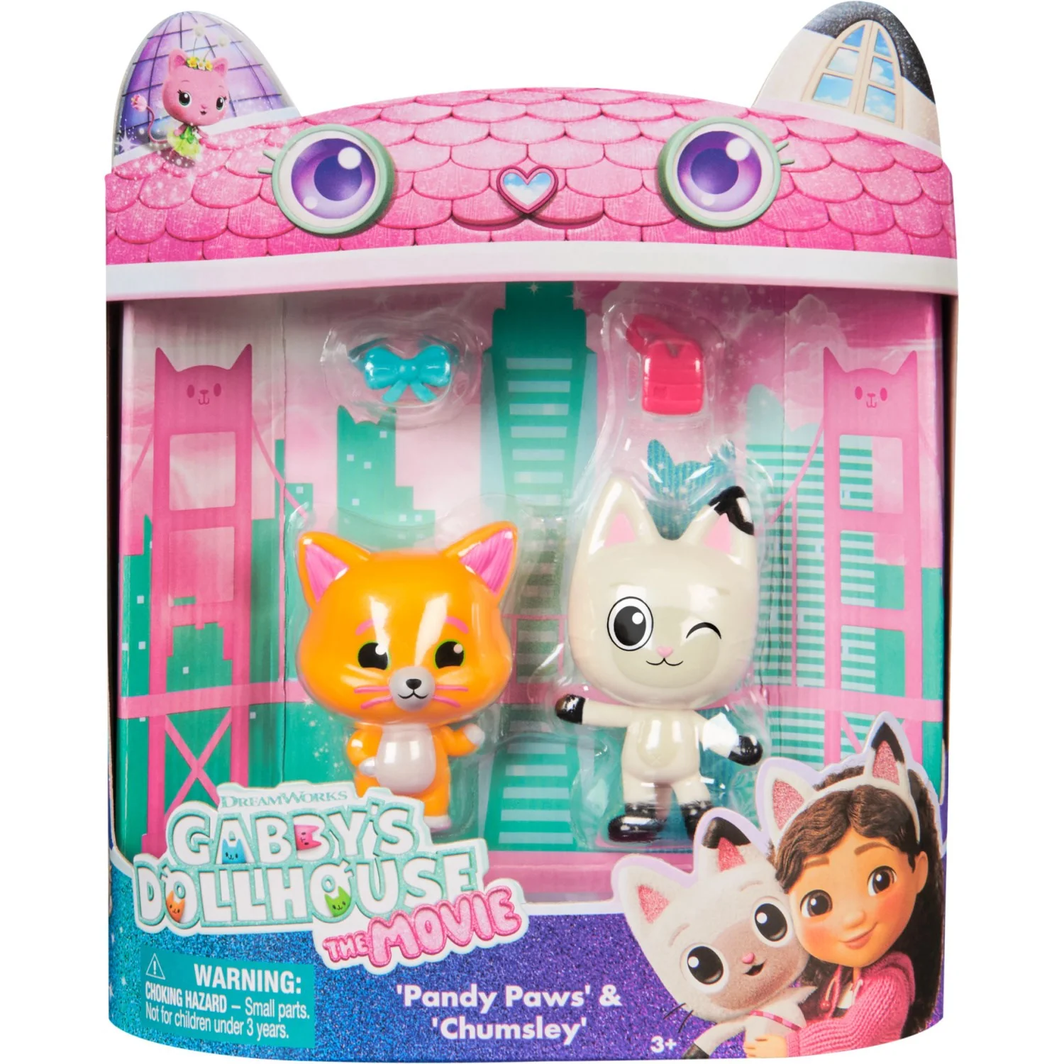 Gabby's Dollhouse Movie 2-Pack Figure Pandy & Chumsley