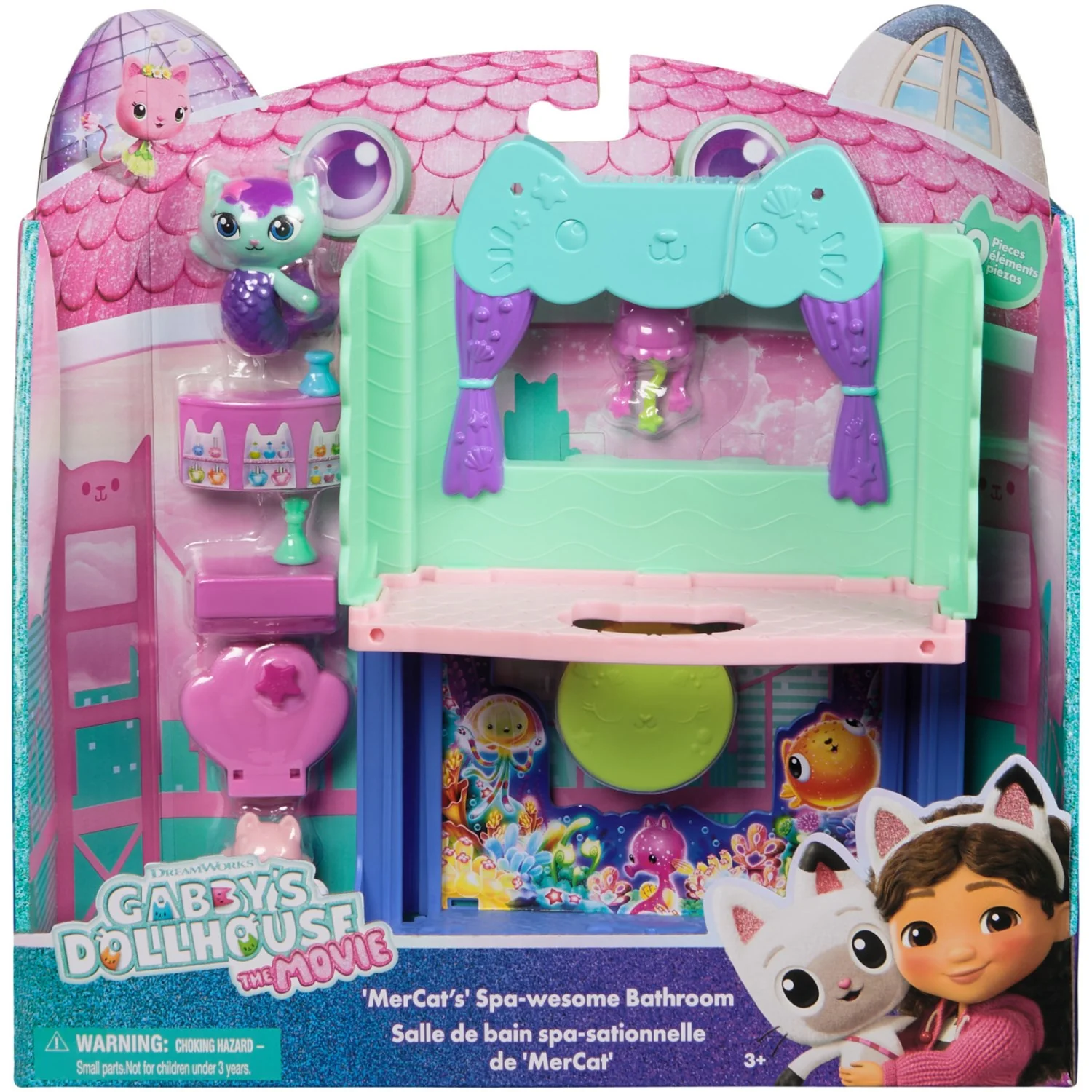 Gabby's Dollhouse Movie Portal Rooms - Bathroom