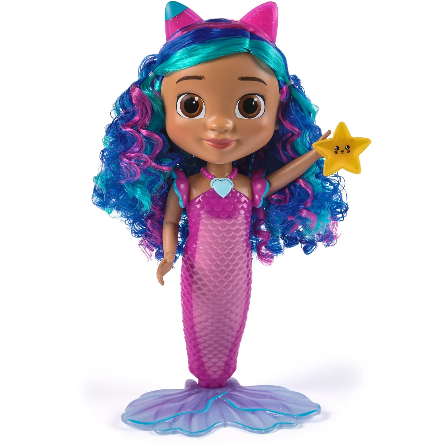 Gabby's Dollhouse Movie Sing & Shine Mermaid Gabby 36 Cm - Image 5