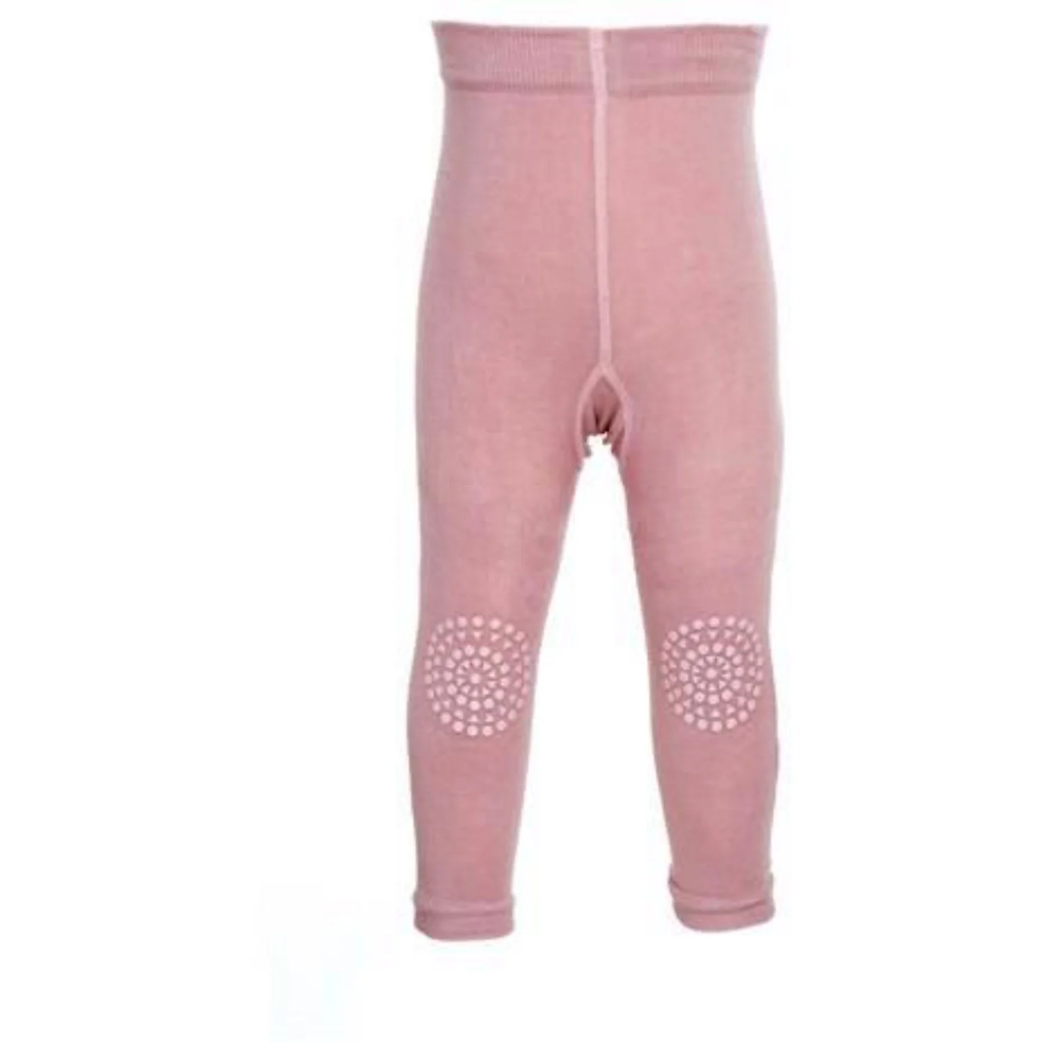 Gobabygo Rose Blush Crawling Leggings Anti-Slip Wool - Image 3