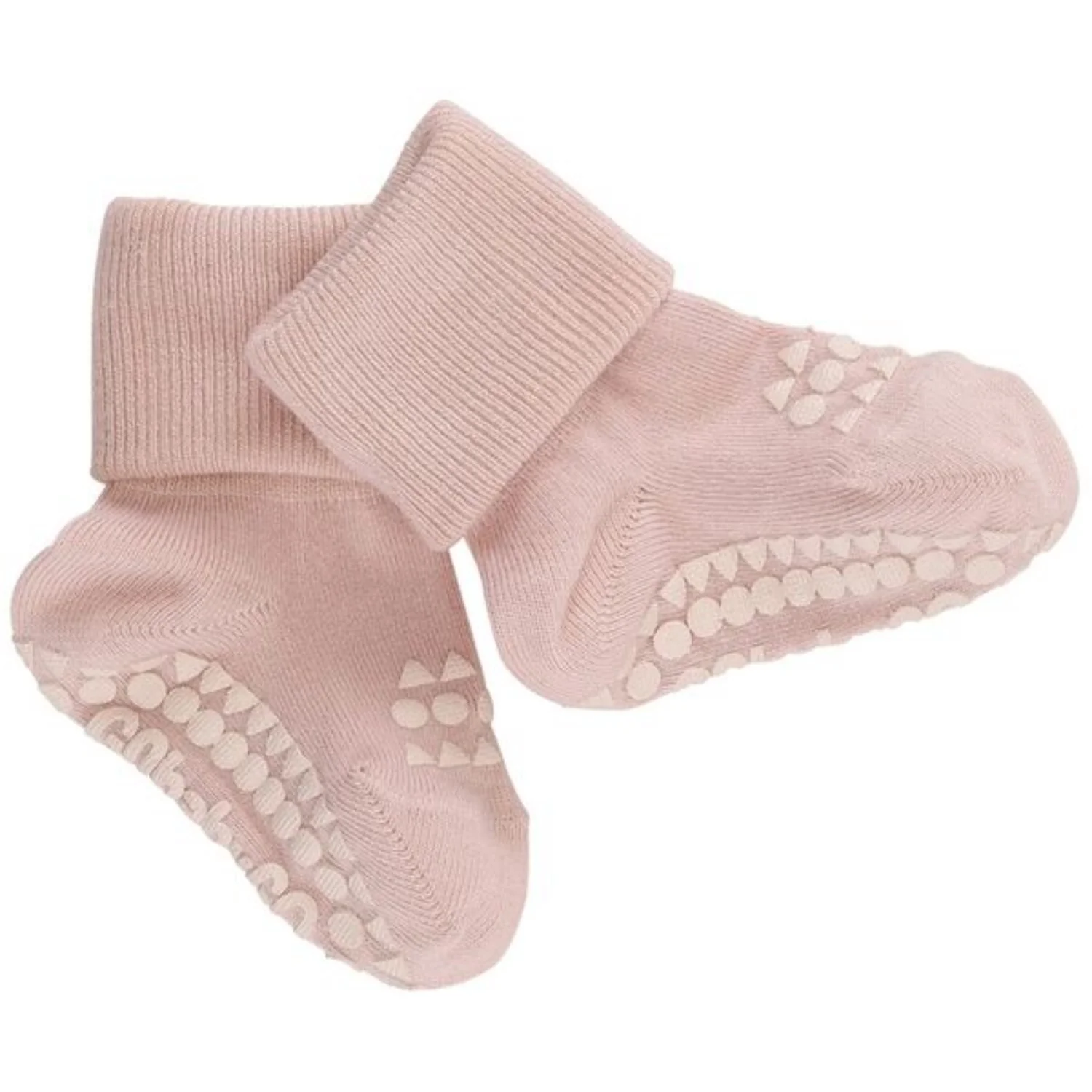 Gobabygo Soft Pink Non-Slip Socks Bamboo - Image 4