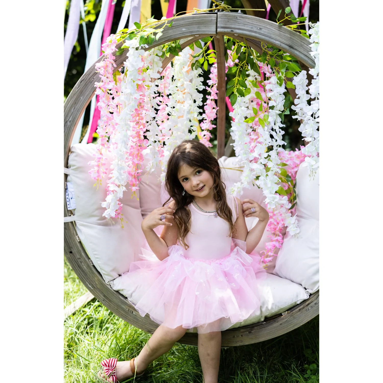 Great Pretenders Flutter Butterfly Skirt, Wings, Pink - Image 3