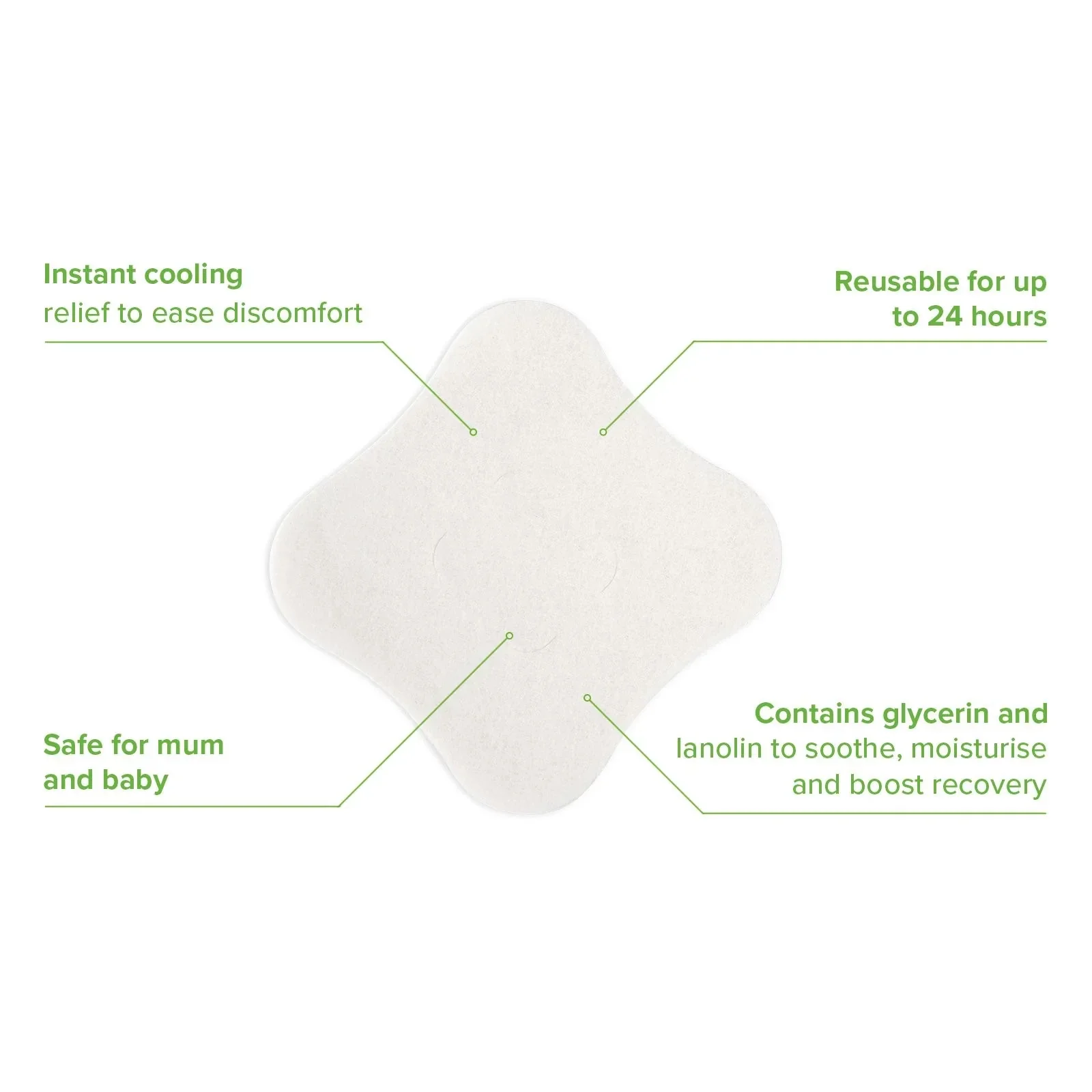 Haakaa Soothing Hydrogel Nursing Pad - 16Pcs - Image 8