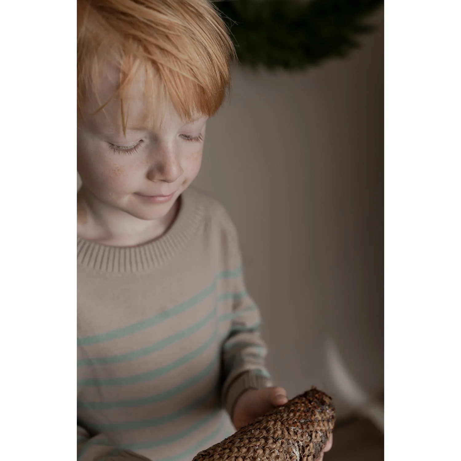 Hanevild Cream Oatmeal Bertil Blouse, Merino Wool - Image 4