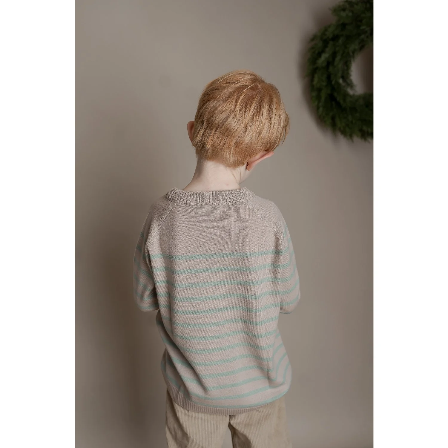 Hanevild Cream Oatmeal Bertil Blouse, Merino Wool - Image 5