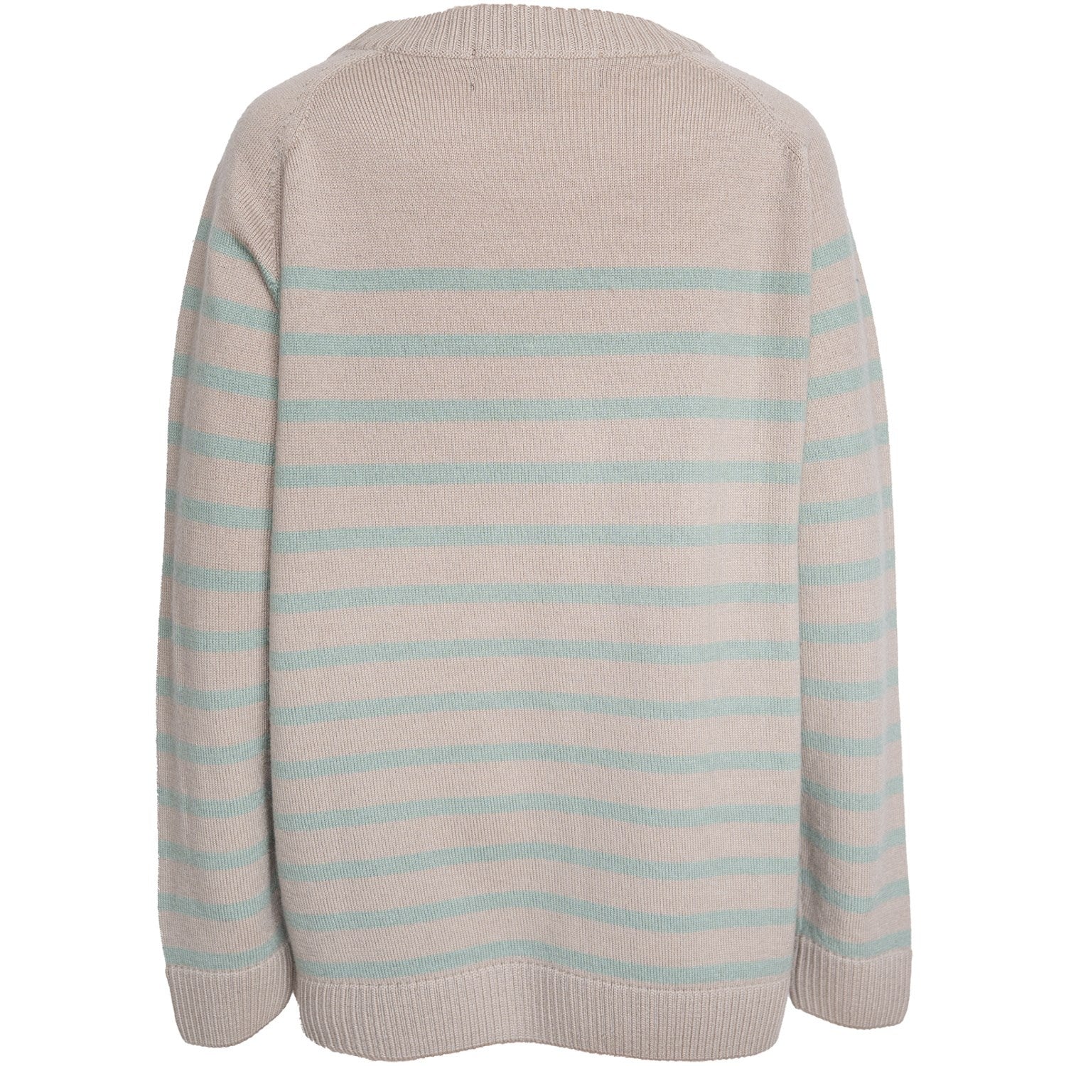 Hanevild Cream Oatmeal Bertil Blouse, Merino Wool - Image 9