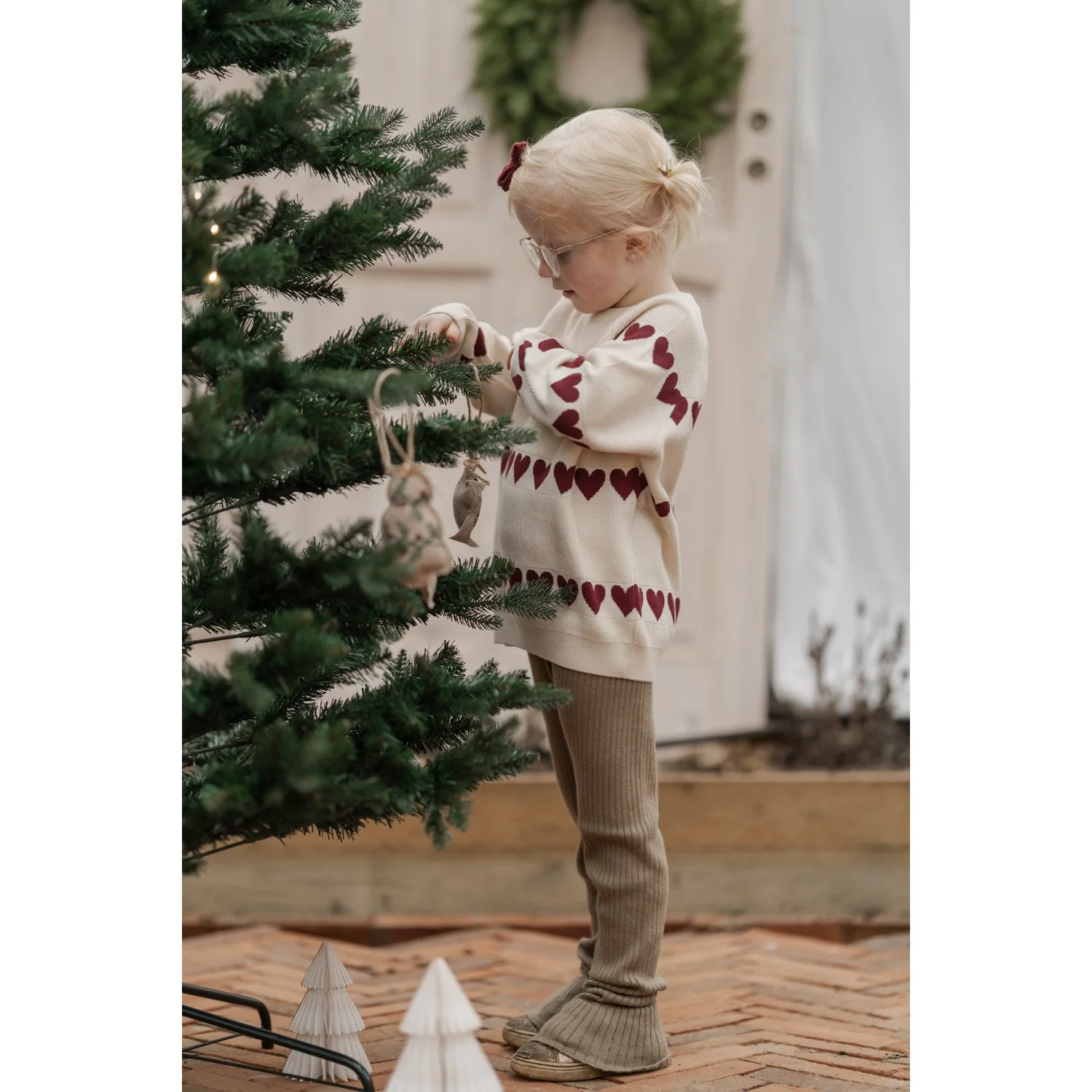 Hanevild Ivory Red Heart Blouse - Image 8