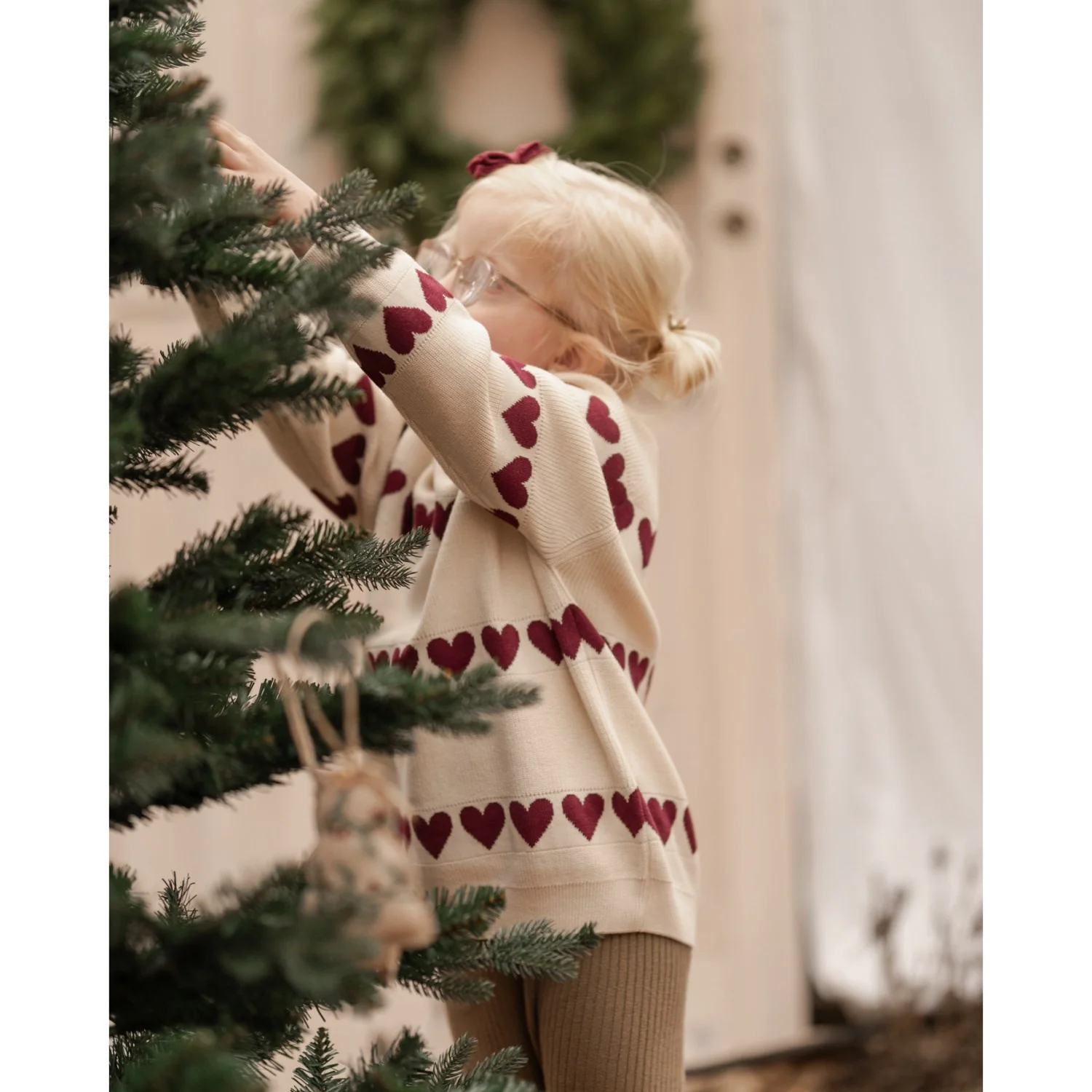 Hanevild Ivory Red Heart Blouse - Image 9