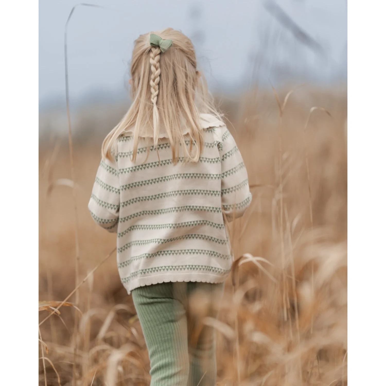 Hanevild Shale Green Heart Cardigan - Image 11