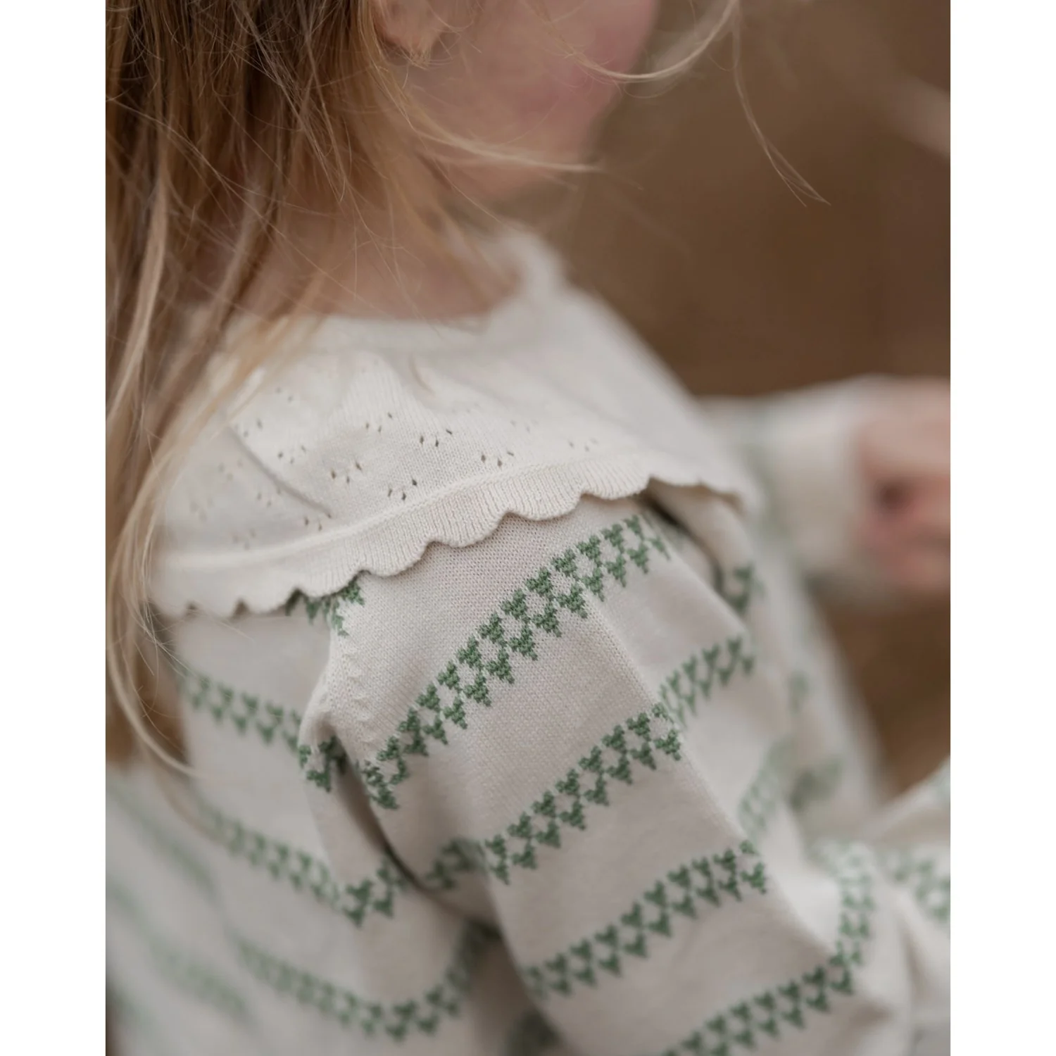 Hanevild Shale Green Heart Cardigan - Image 12