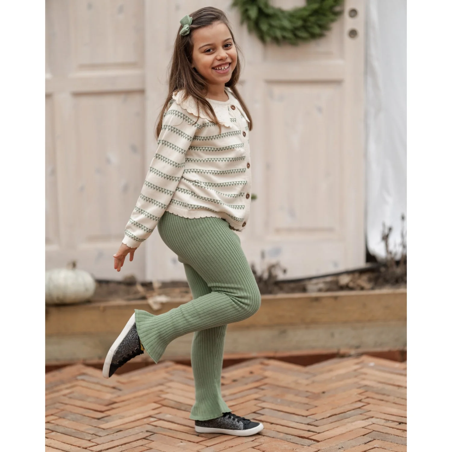 Hanevild Shale Green Tilde Pants - Image 2