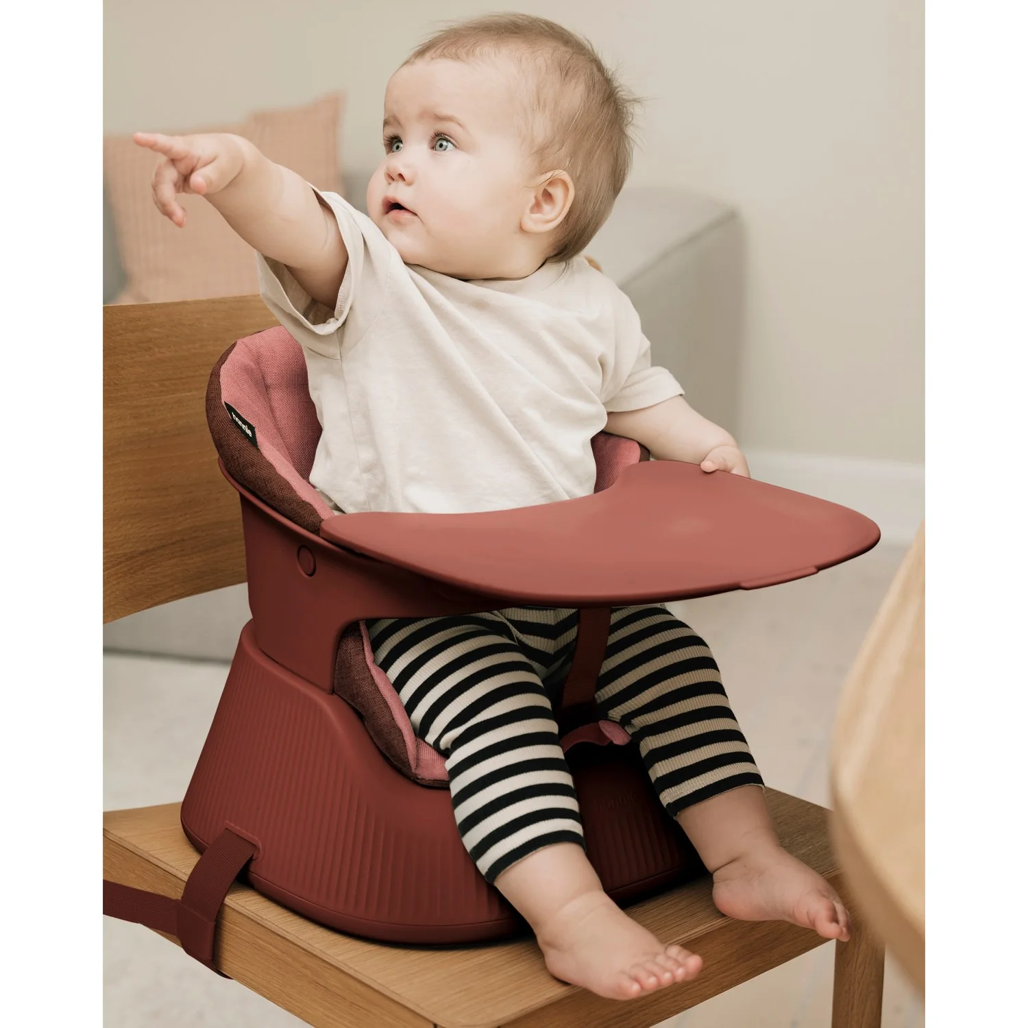 Hannie Mahogany Red The Portable High Chair - Image 2