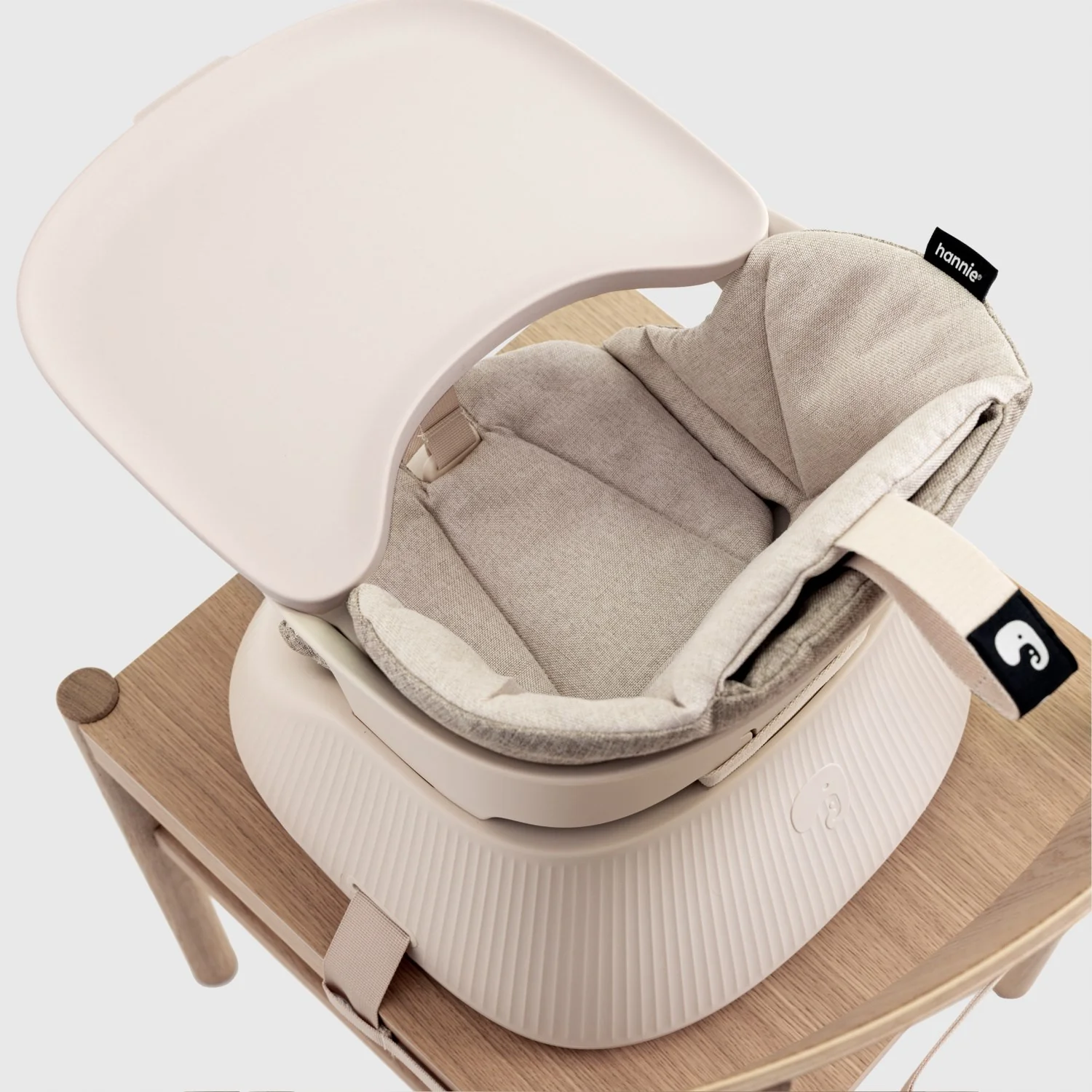 Hannie White Sand The Portable High Chair - Image 11