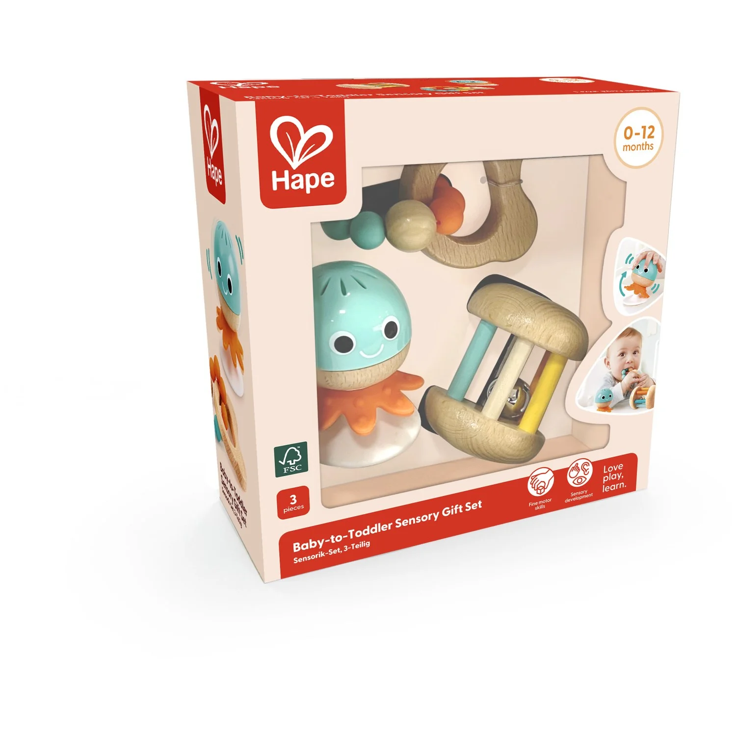Hape Baby-to-Toddler Sensory Gift Set - Image 9