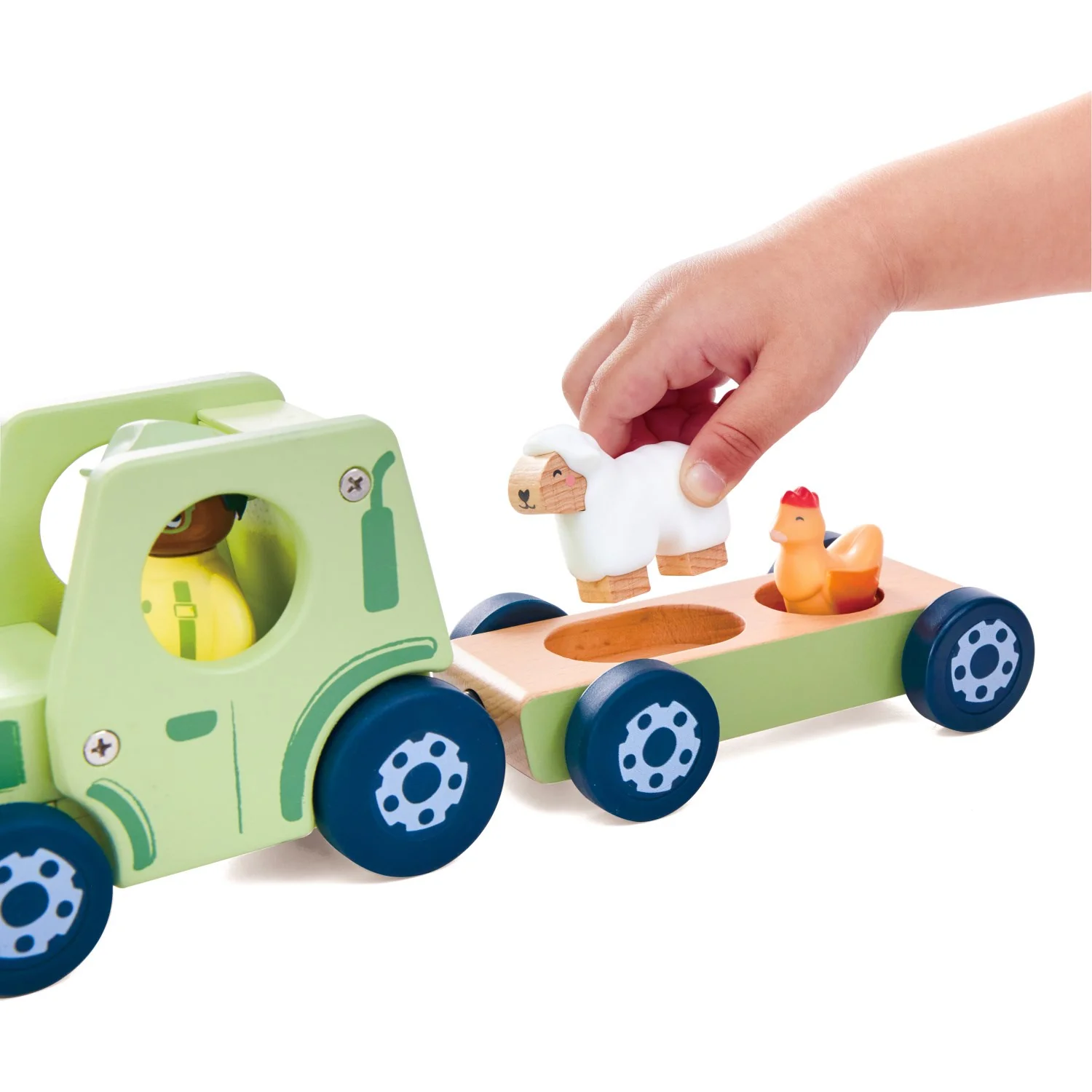 Hape The Rumbling Tractor With Sound - Image 6