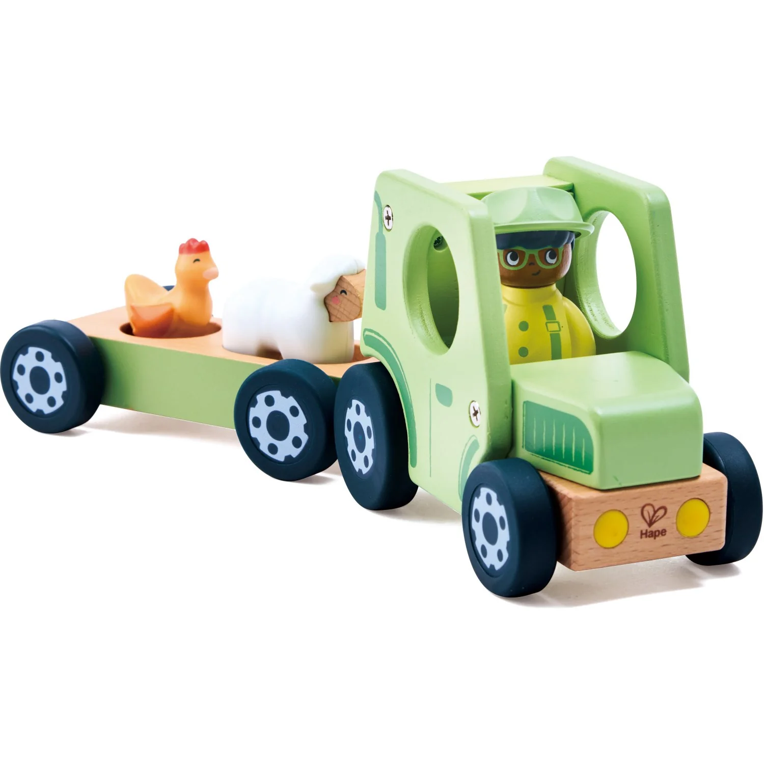Hape The Rumbling Tractor With Sound - Image 9