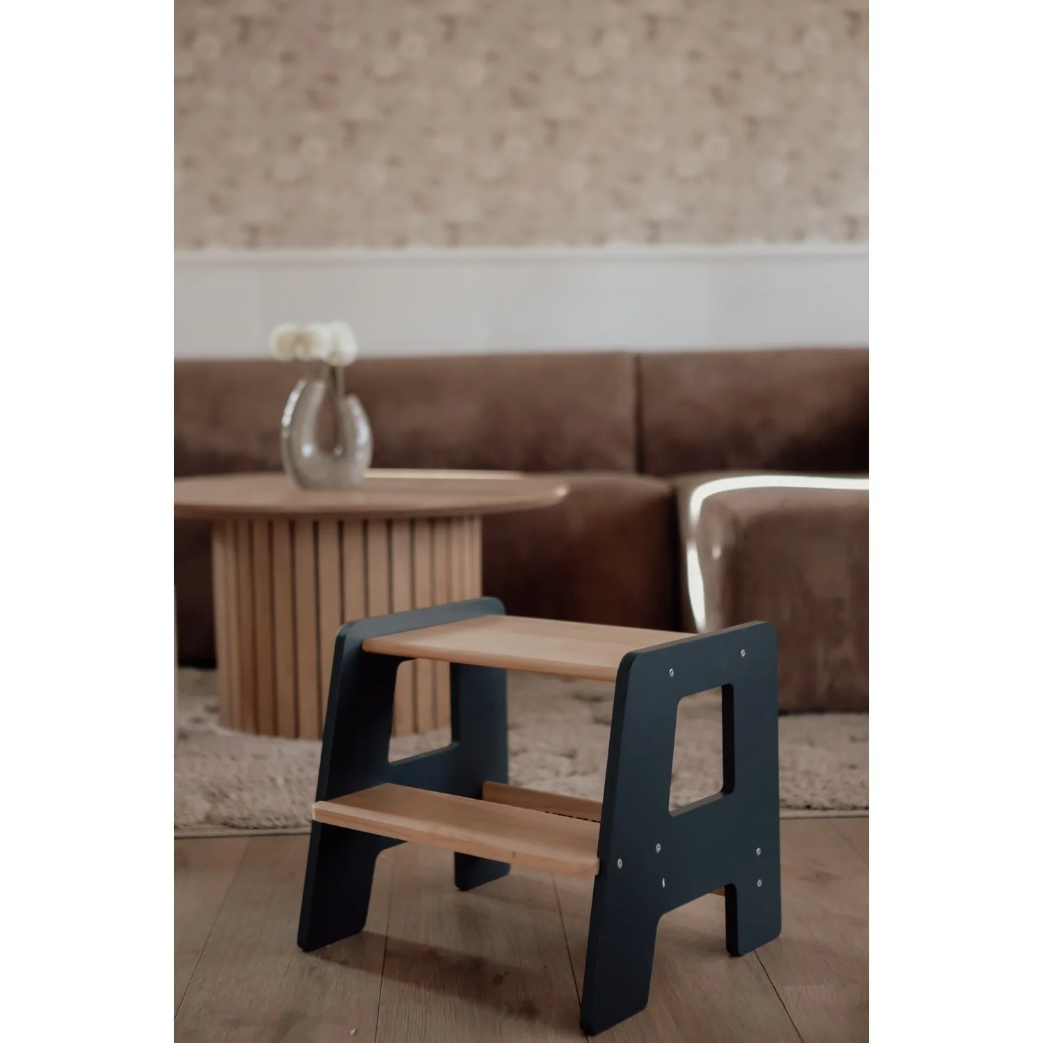 HEMMINGSEN Kids Grey Children's Stool - Image 4