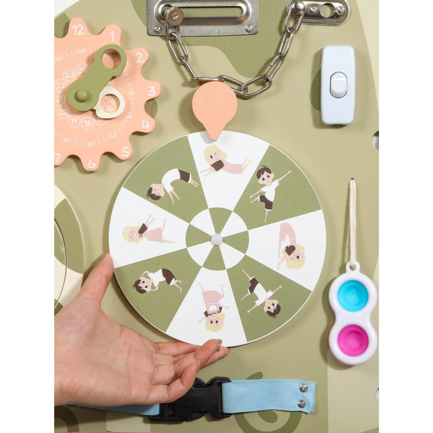 HEMMINGSEN Kids Green Longneck Activity Board - Image 3